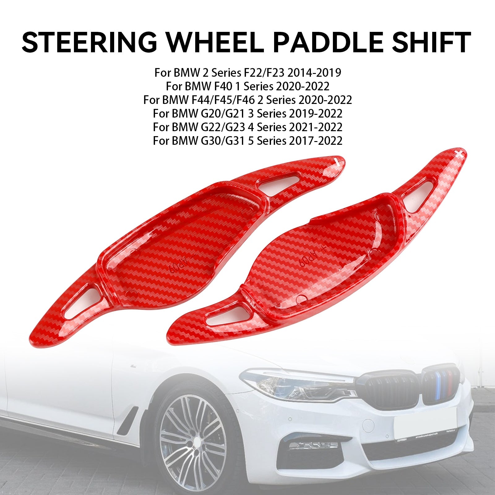 Ratthjulet Padle Shifter Extension Fit BMW 3 4 5 G20 G22 G30 2018+