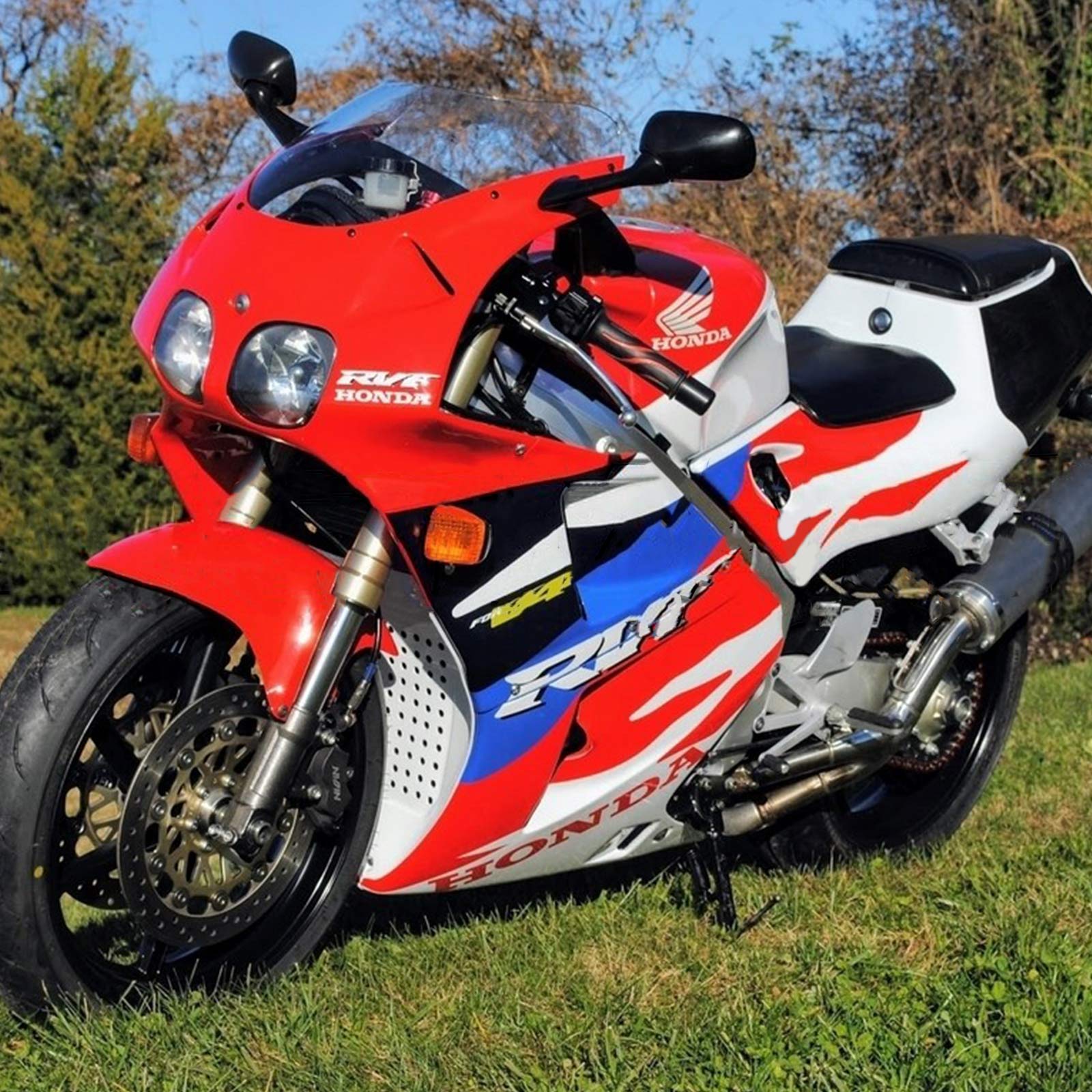 1994-1998 Honda RVF400 NC35 Amotopart Kit de carenado de inyección Carrocería Plástico ABS # 102