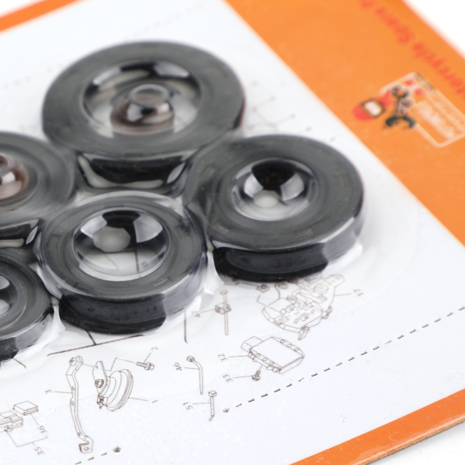 Ensemble de kit de joint d'huile moteur 9pcs joints pour Honda XL200R XL185 XL185S 1979-1993 générique