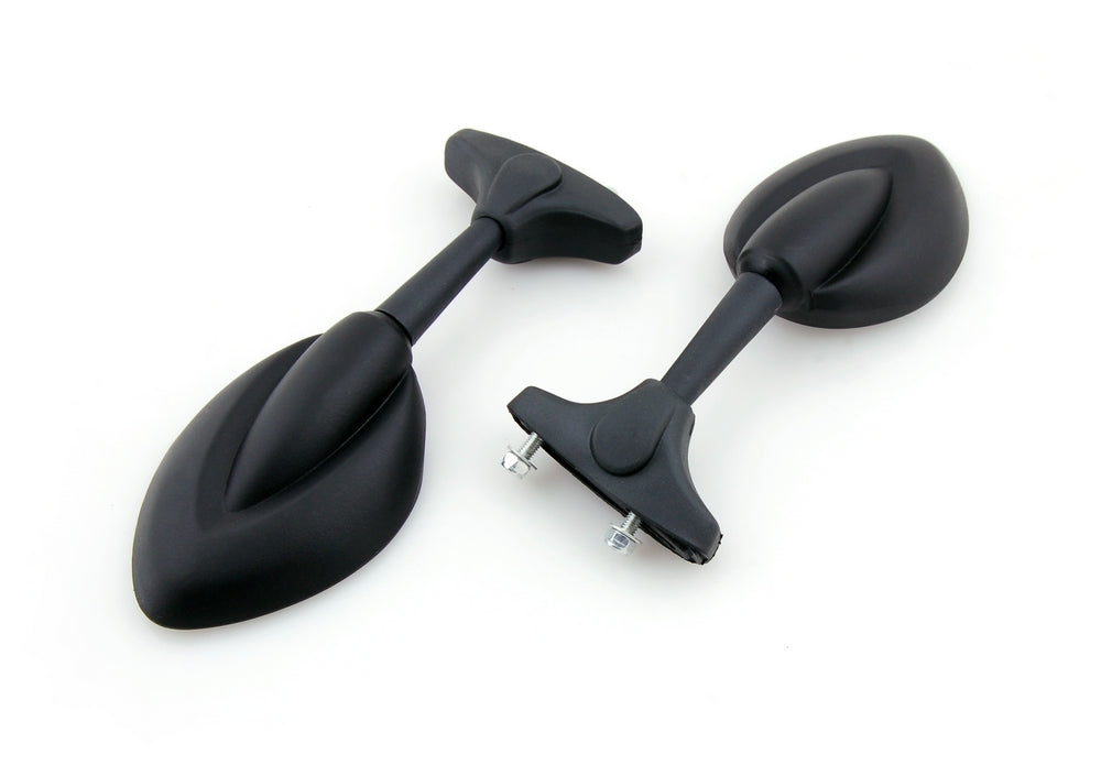 Universal Moto Mirror Mirrors för Honda Kawasaki Suzuki Yamaha Ducati Black Generic