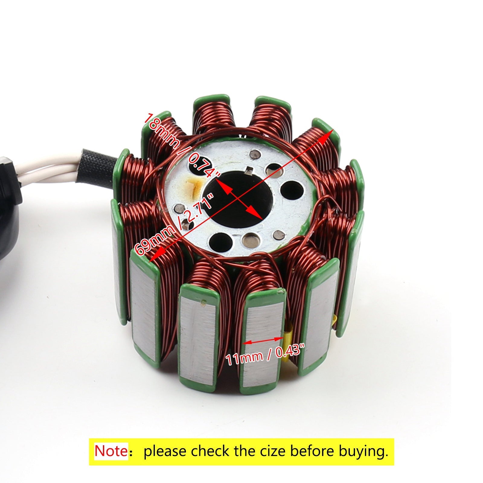 Statorspoel voor Yamaha FZ8 2011-2013 FZ1 06-14 R1 2004-2008 Mageneto Generator