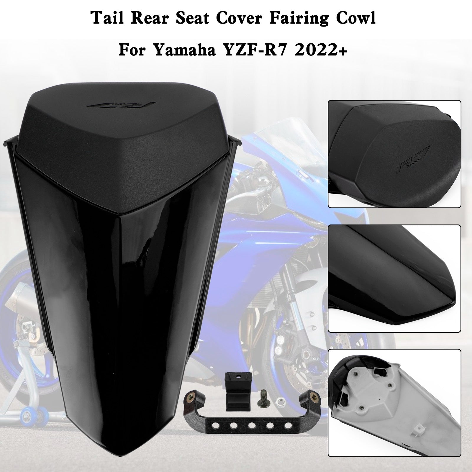 2022-2023 YAMAHA YZF-R7 YZF R7 zadné sedadlo Cover Cover COWL COWL