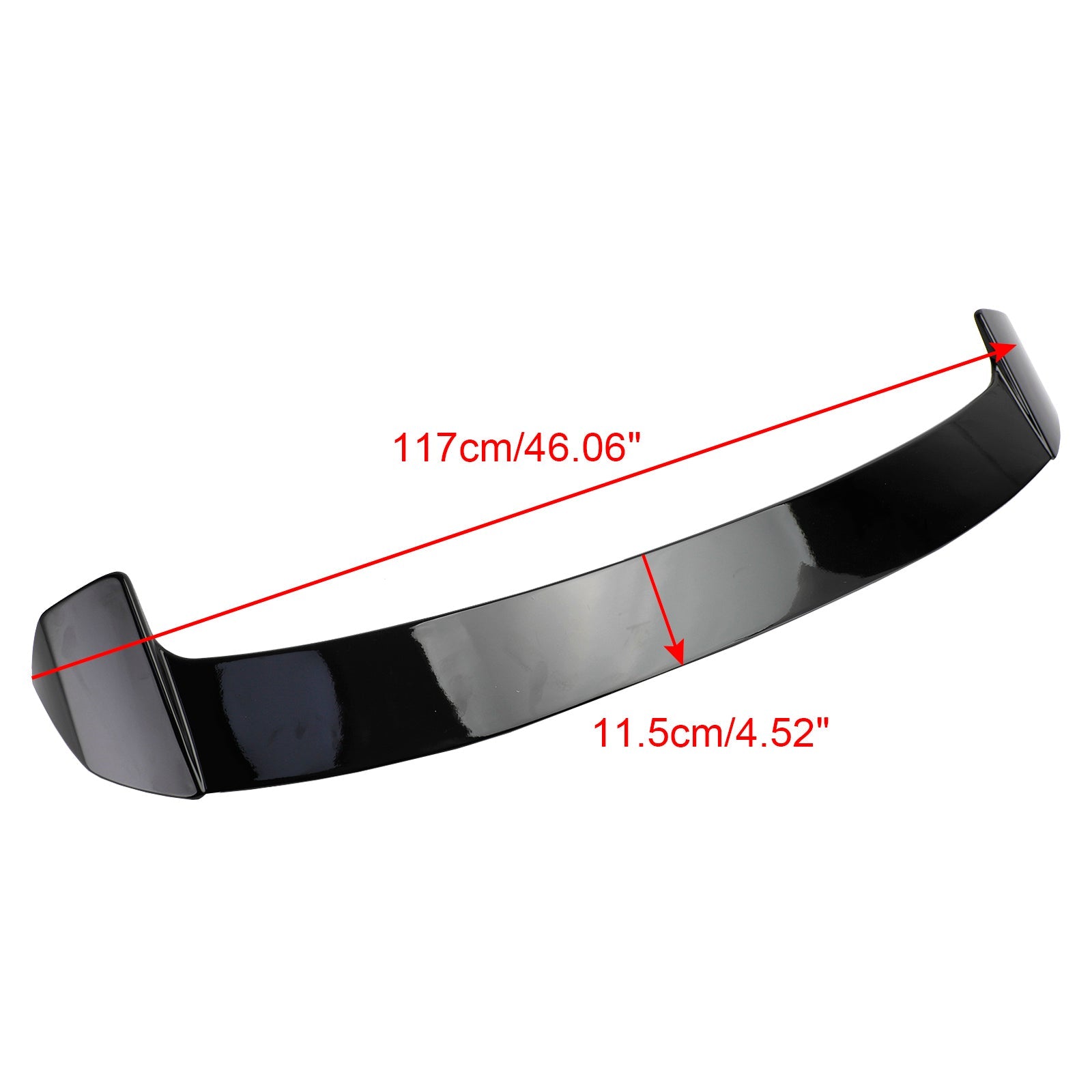 Alerón de coche Serie 1 2011-2015 BMW F20 F21 PRE-LCI M135i M140i Elegante negro brillante