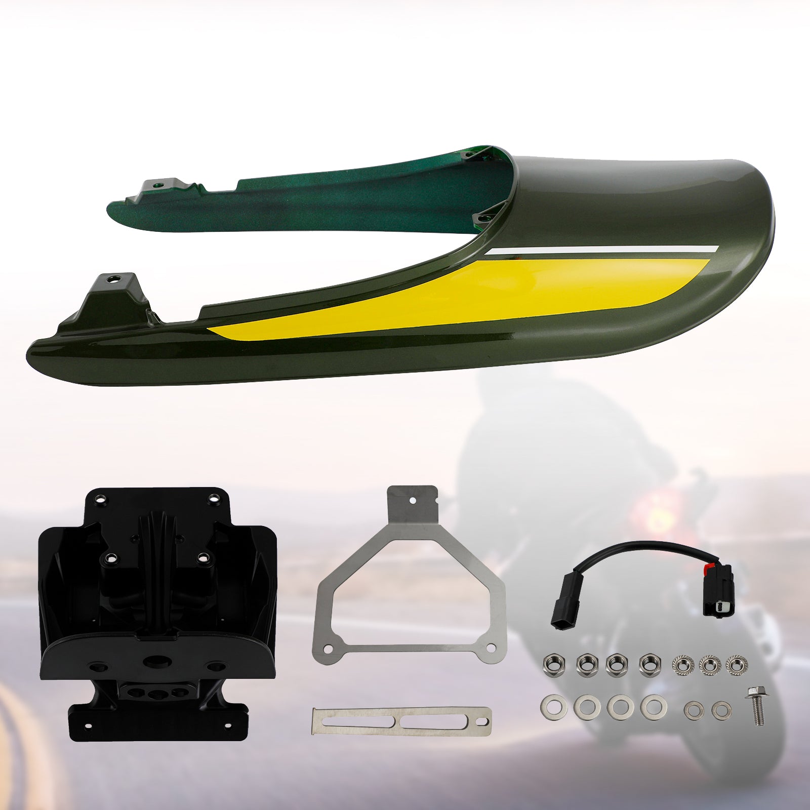 2018-2022 Kawasaki Z900RS Tail Cowl Fairing+Suplens