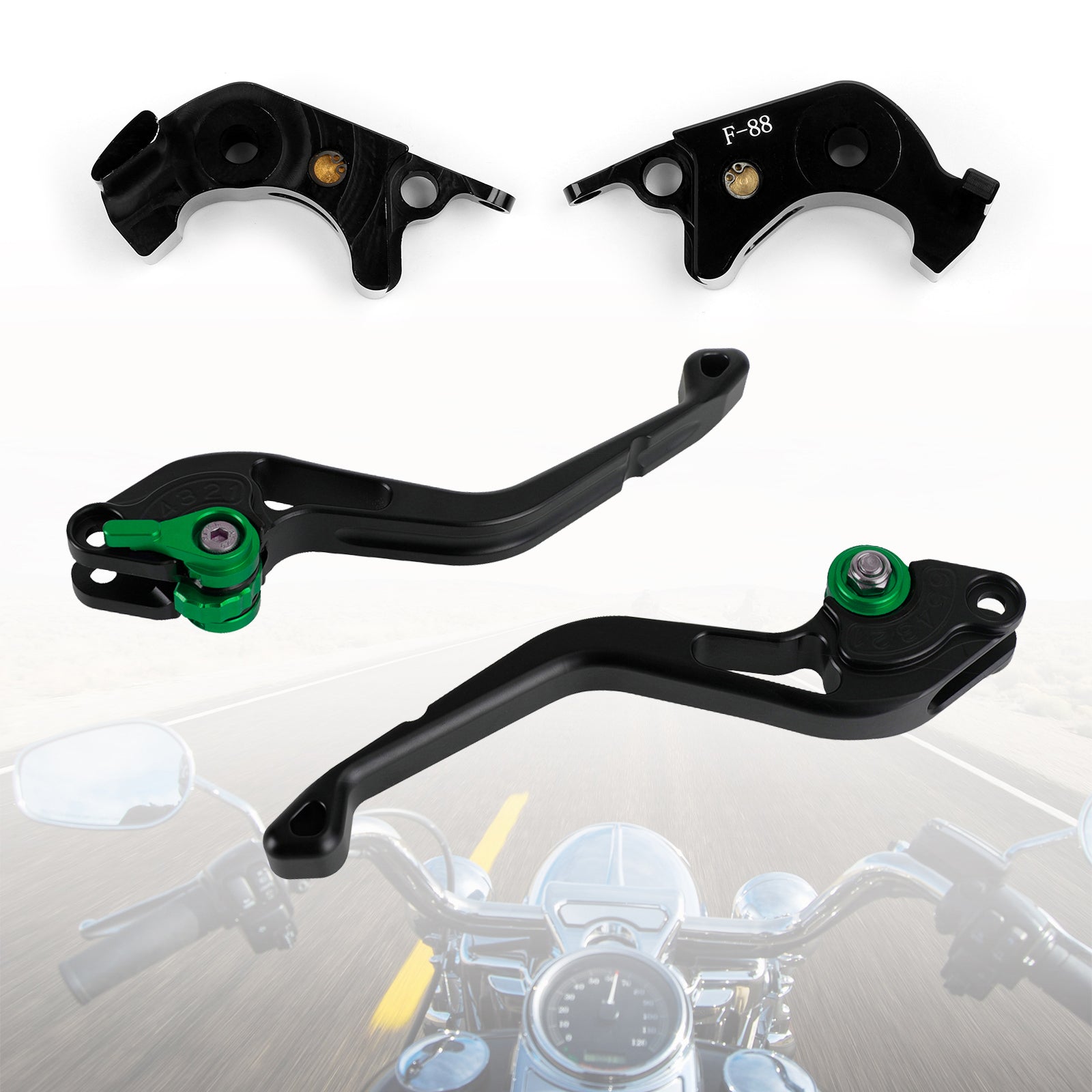 Kawasaki ZX1400 ZX14R ZZR1400 GTR1400 NUEVA palanca de freno de embrague corta
