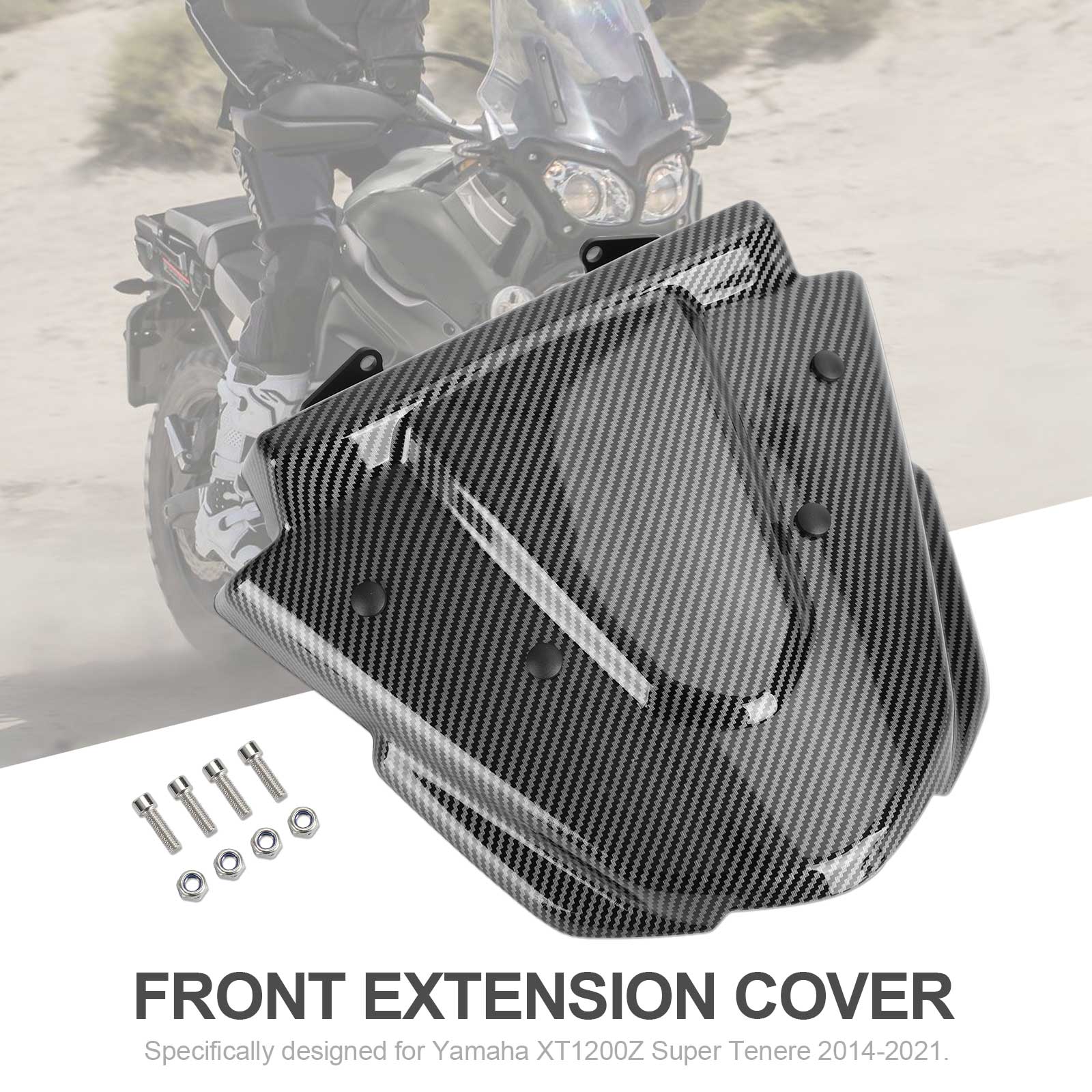 Mudguard Extension Cover Front näde näskotte för Yamaha XT1200Z 2014-2021