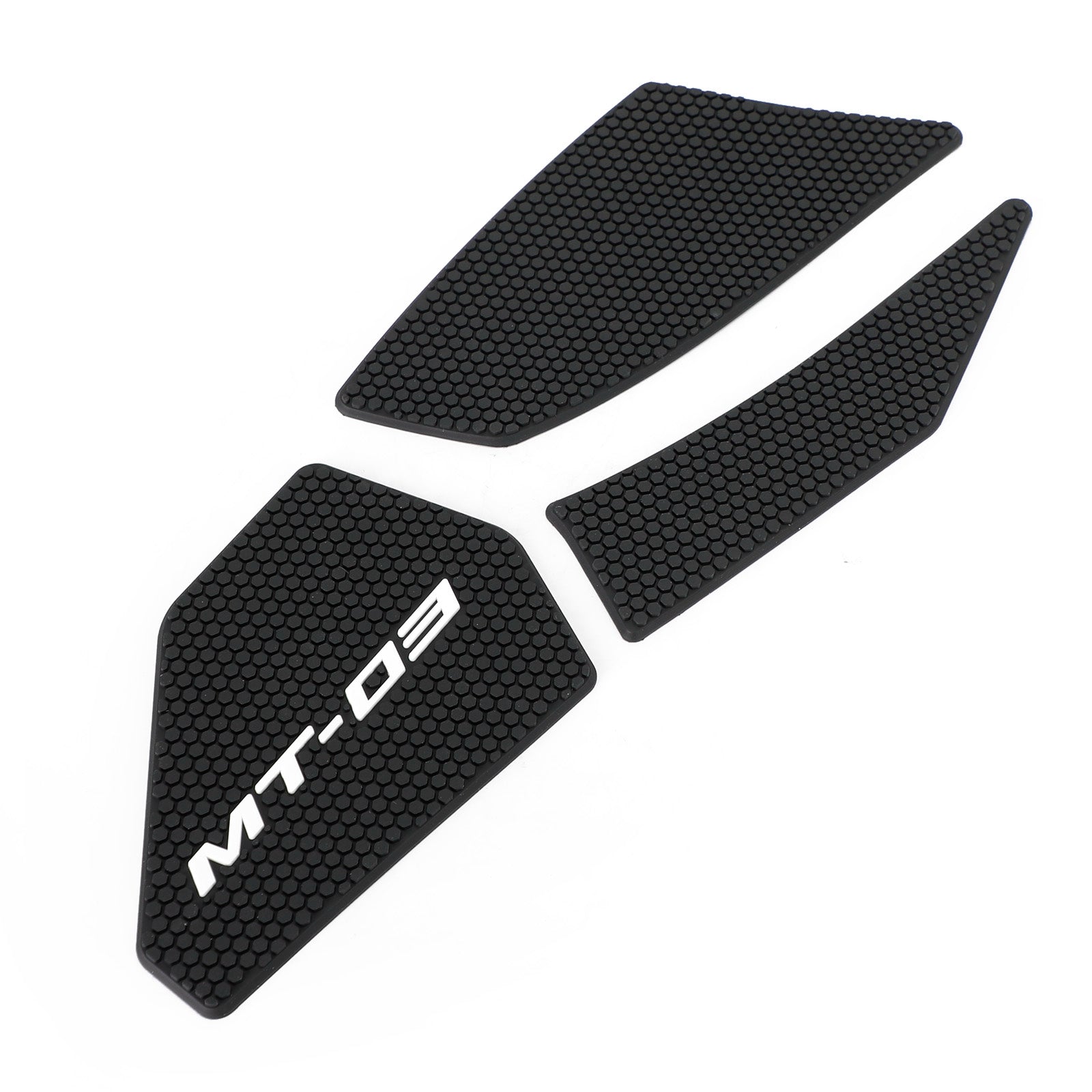 Yamaha MT 03 MT-03 2020-2022 Tank Traction Grip Pads Black 7 Piece Kit