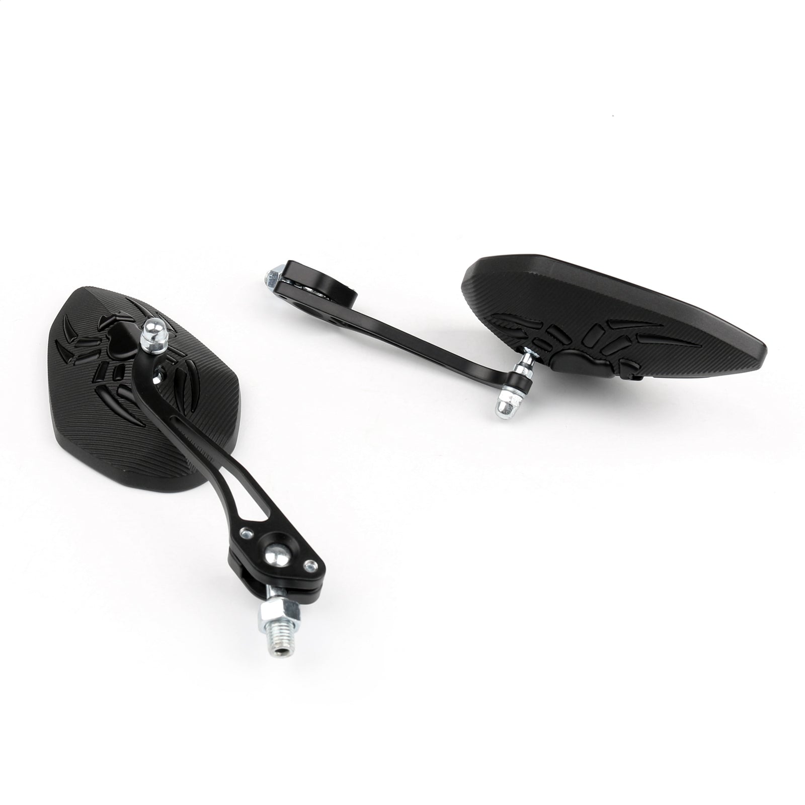 Universele 8 mm 10 mm motorfiets Moto Spider aangepast achteruitkijkspiegels zwart generiek