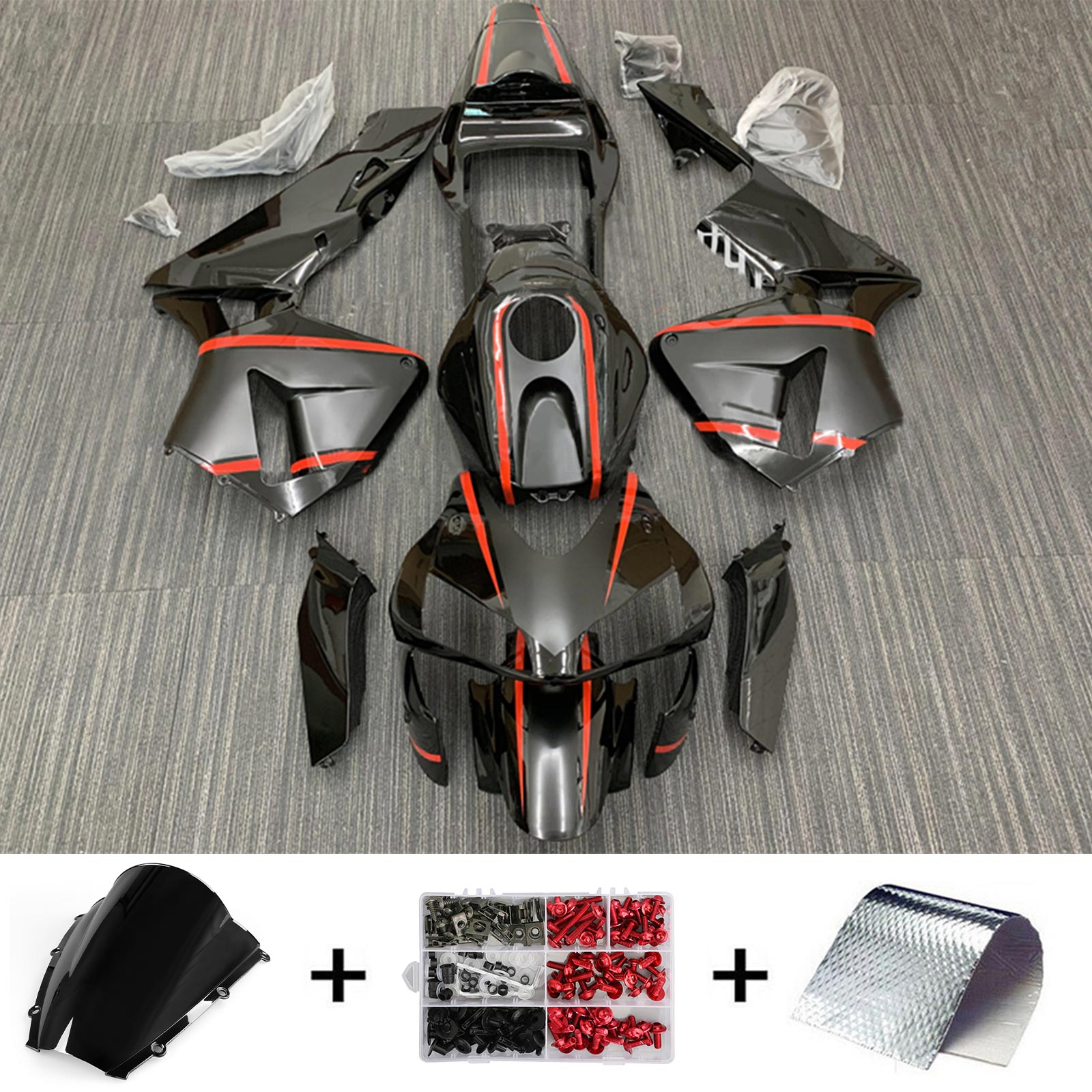 2003-2004 Honda CBR600RR F5 FAIRING KIT BODEWORD PLASTU ABS