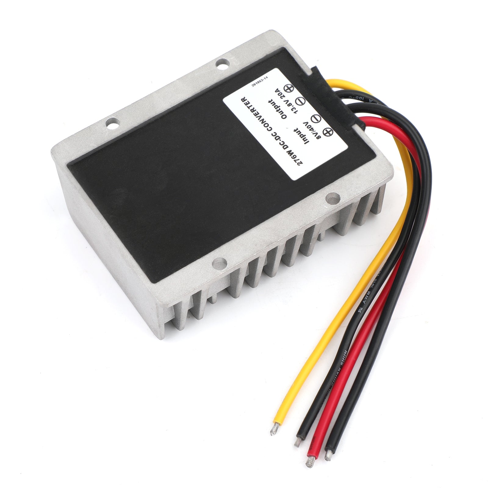 Vattentät 8V/40V till 13.8V 20A 276W Steg upp DC/DC Power Converter Regulator Generic