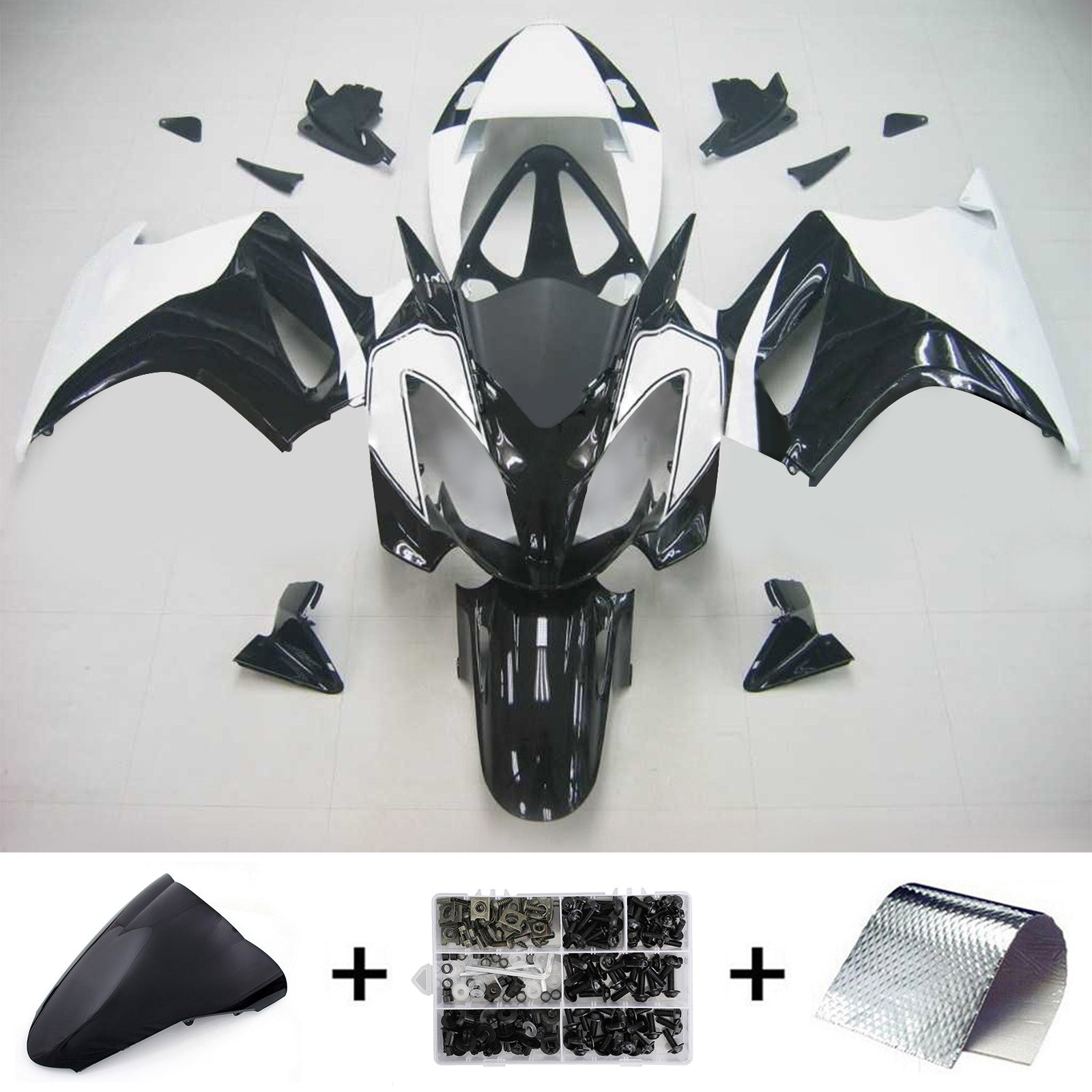 2002-2012 Honda VFR800 vstrekovanie ABS plastový kapotáž #12