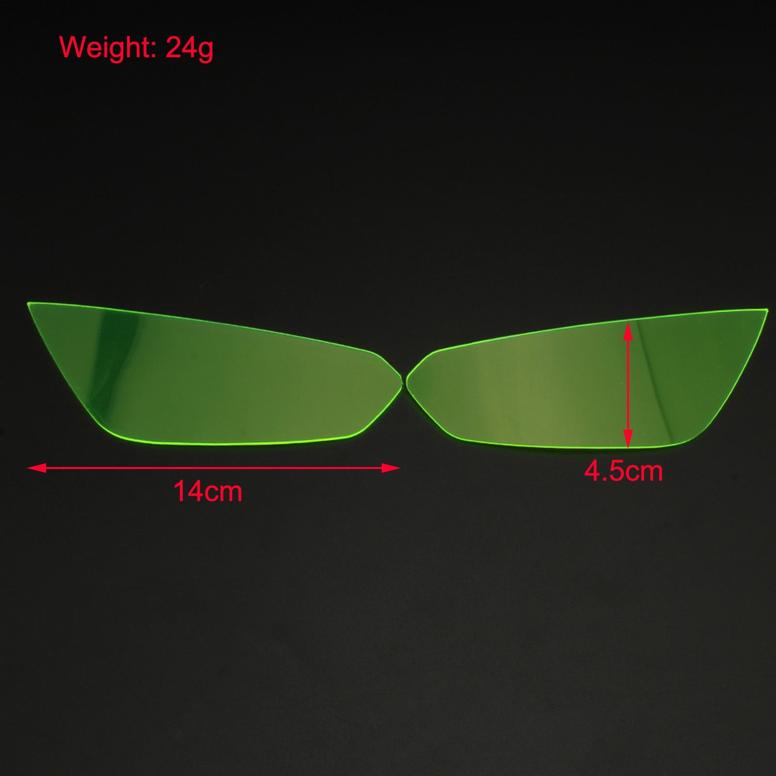 Protector de lente de faro delantero para Kawasaki Z1000 Z1000R 14-21, humo genérico