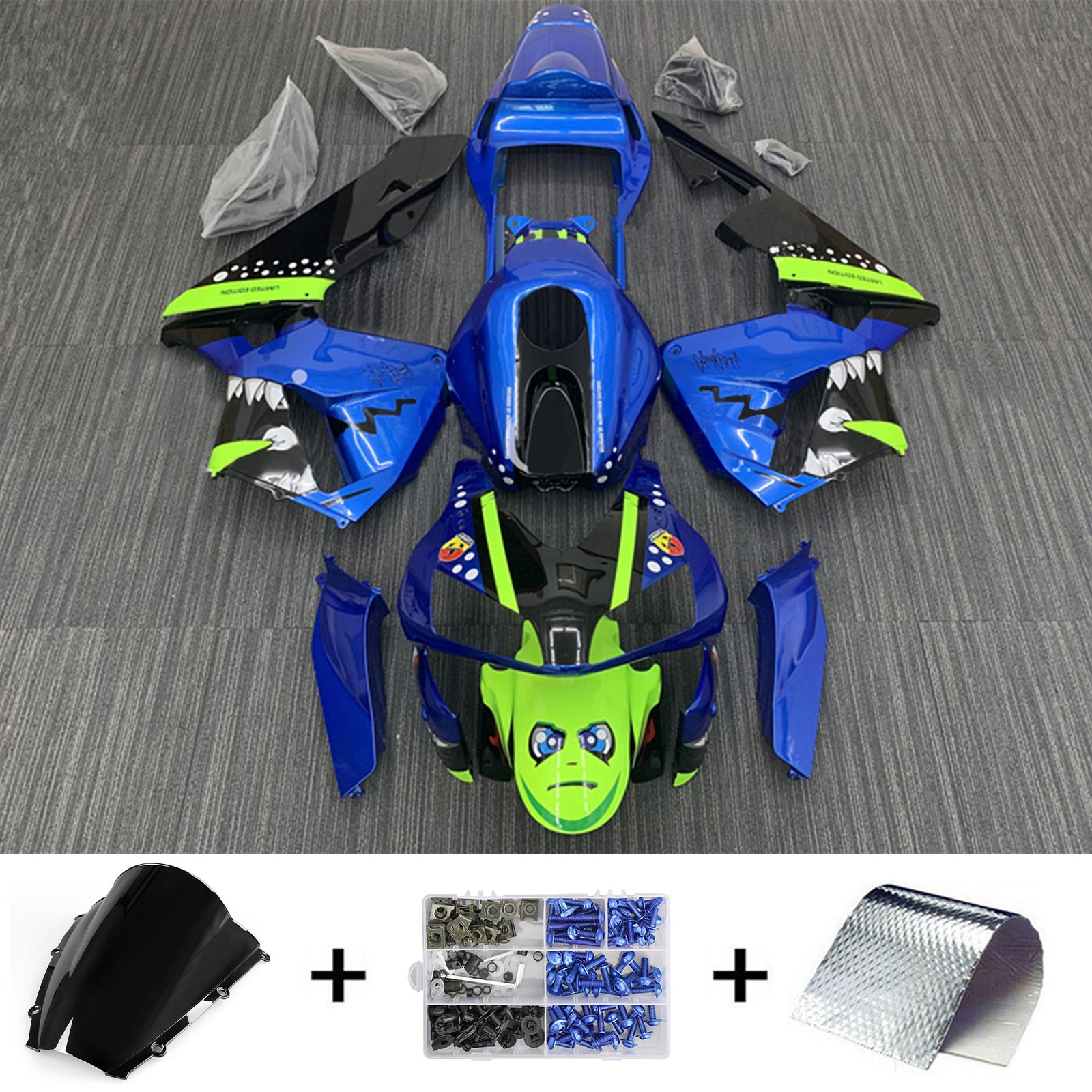 2003-2004 Honda CBR600RR F5 Kit de carenado Carrocería Plástico ABS