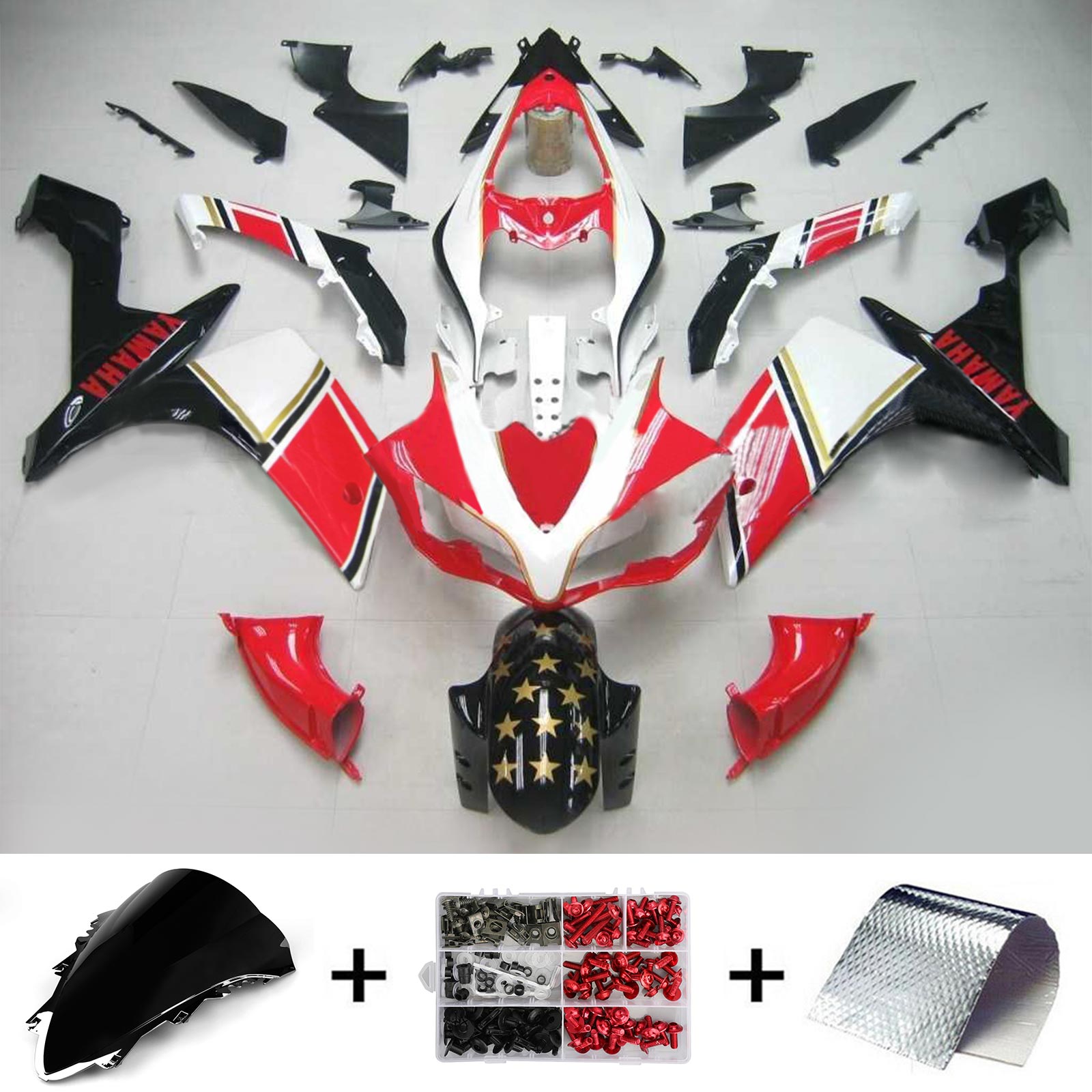 2007-2008 Yamaha YZF 1000 R1 Kit de carénage générique