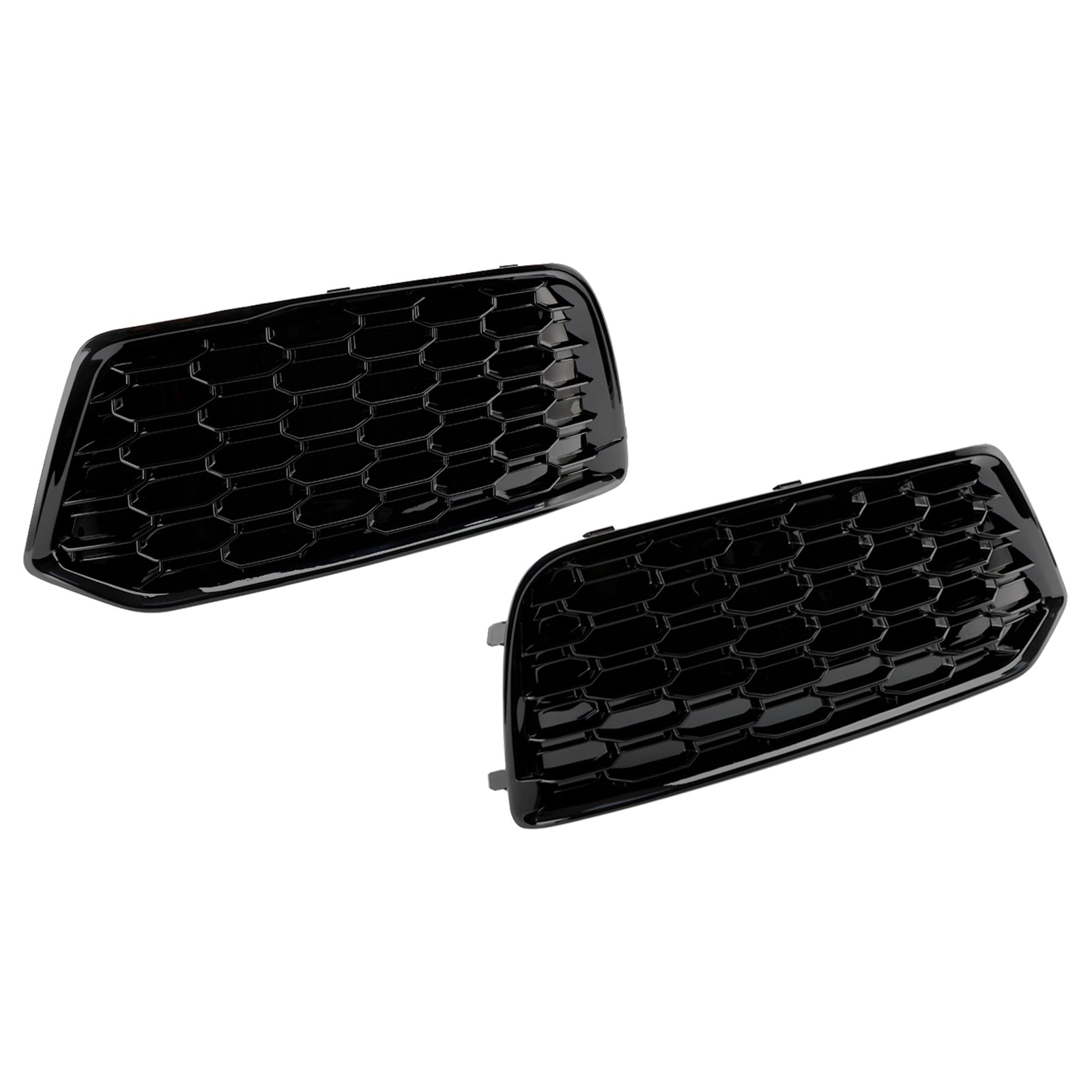 Audi Q5 2018-2022 Mesh 2PCS Couverture de pare-chocs avant Grille Grill Lunette Insert