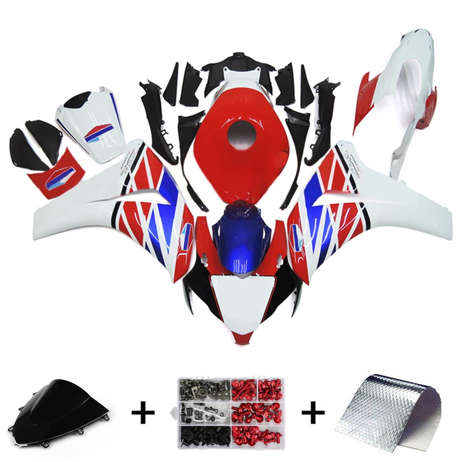 2008-2011 Honda CBR1000RR vstrekovacia kapotážová súprava Bodywork plast#192
