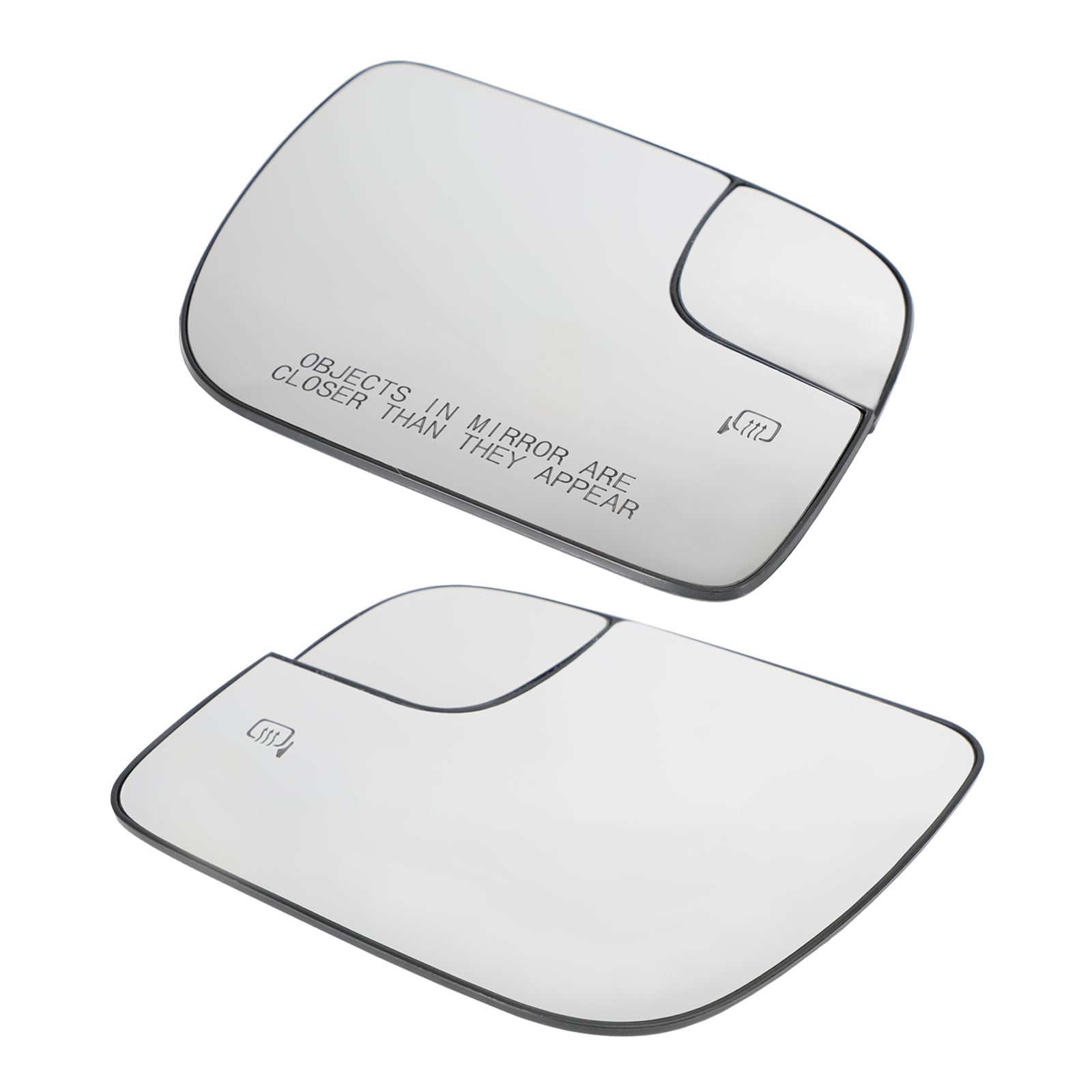 2 脳 Ford Explorer 2011-2018 Miroir Verre Miroir Chauffage Convexe Spotter