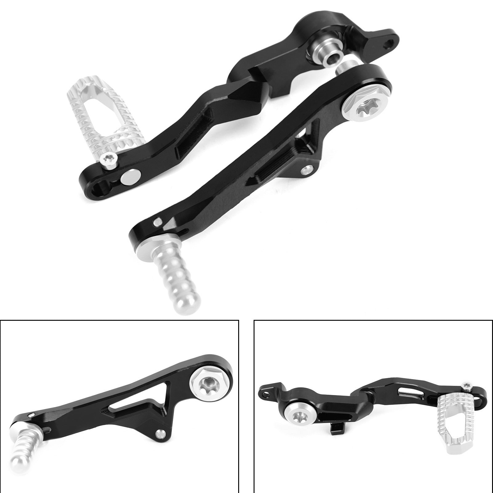 ALU Sølv GIRSPAK & BREMSEPEDAL Passer til BMW R1250GS, Adventure 2019+ Generisk