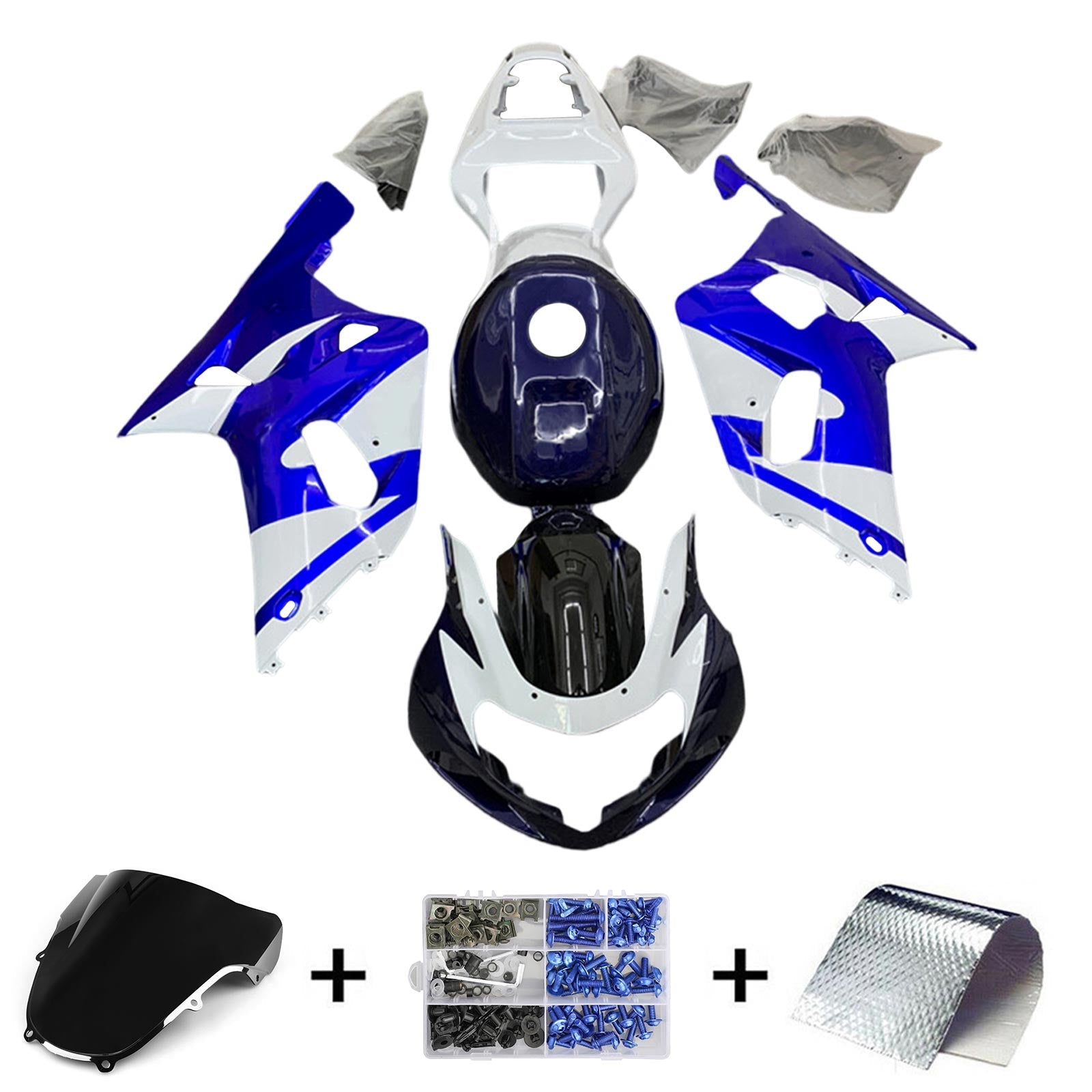 2001-2003 Suzuki GSXR600 GSXR750 K1 FAIRING KIT BODYWORK ABS