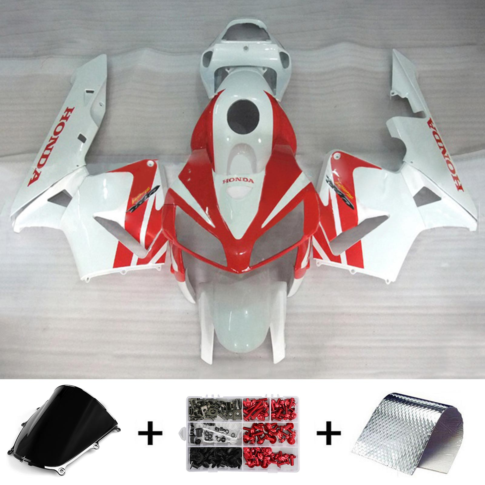 2005-2006 Honda CBR600RR F5 FAIRING KIT BODEWORD PLASTU ABS