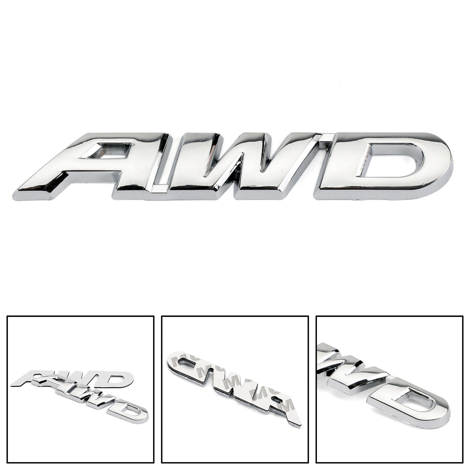 AWD Word Letter Metal Car Truck Sticker Emblem Badge Decal Auto Car Generic