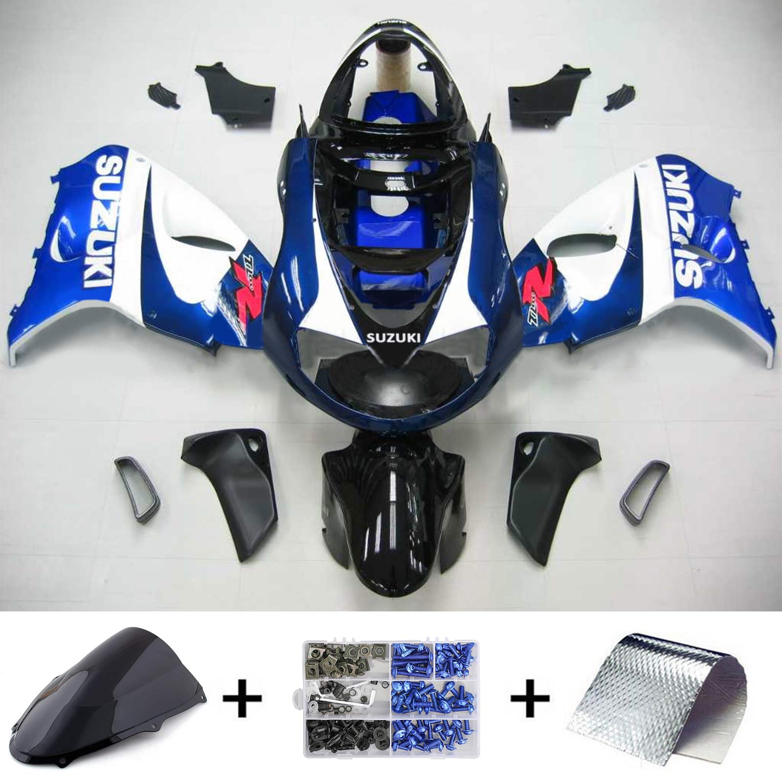 1998-2003 Suzuki TL1000R Amotopart Injeksjon Fairing Kit Bodywork Plast Abs #106