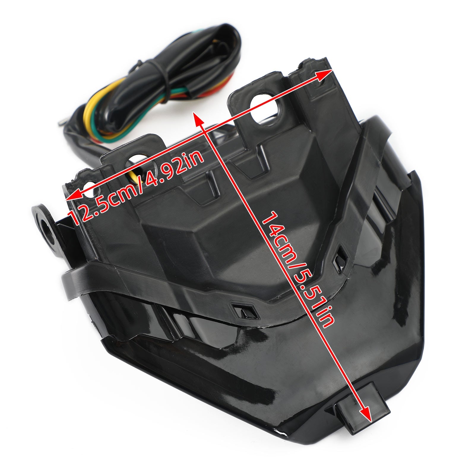 Sinais de curva da luz traseira integrados para yamaha yzf r25/r3 mt 03/07/25 fz 07 genérico