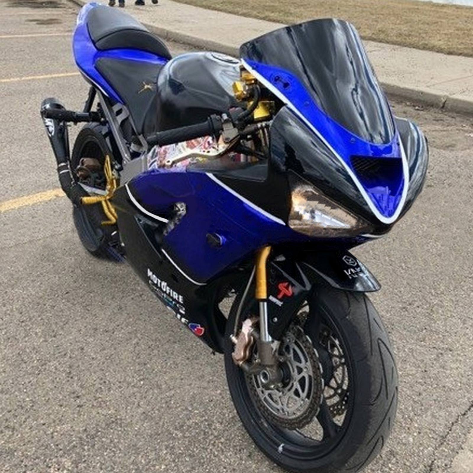 2003-2004 Kawasaki ZX6R 636 Amotopart vstrekovanie Kit Kopywork Bodywork plast ABS #116