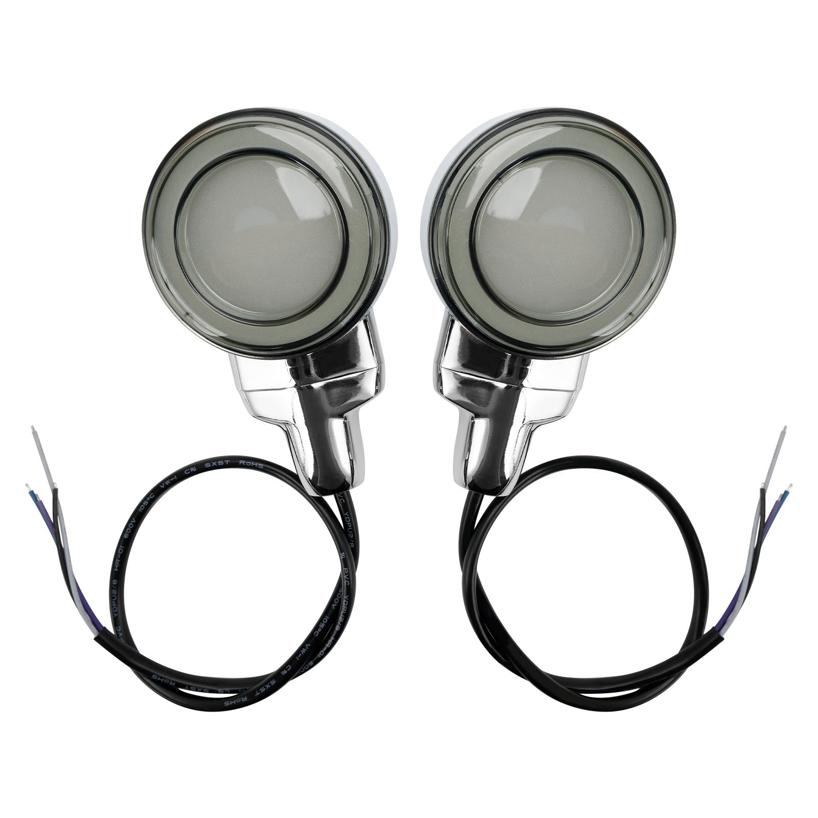 Luz LED intermitente delantera plana para Heritage Softail Classic Touring 99-23