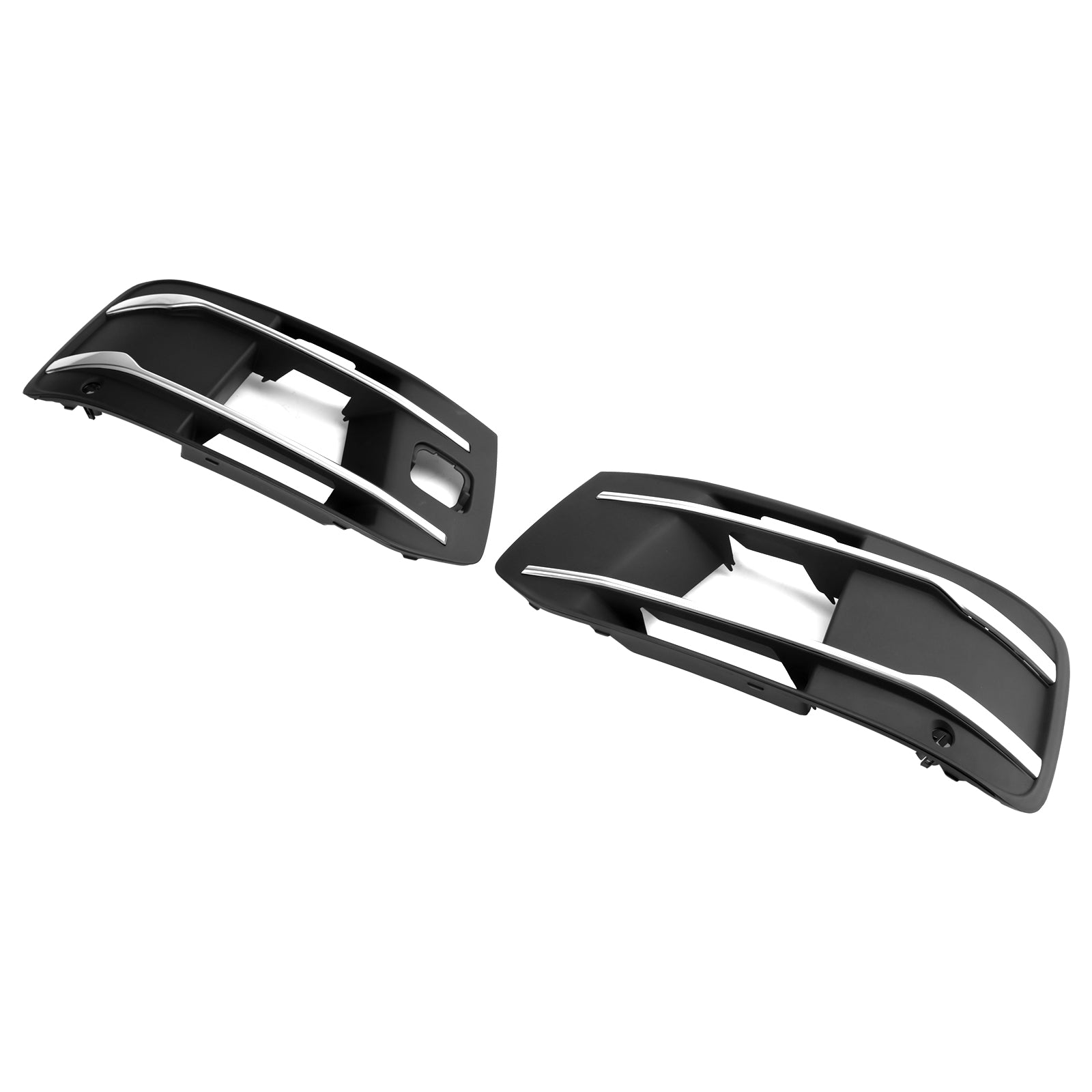 Audi Q7 2016-2019 Couverture de pare-chocs avant Grille de phare antibrouillard Lunette Insert Grill