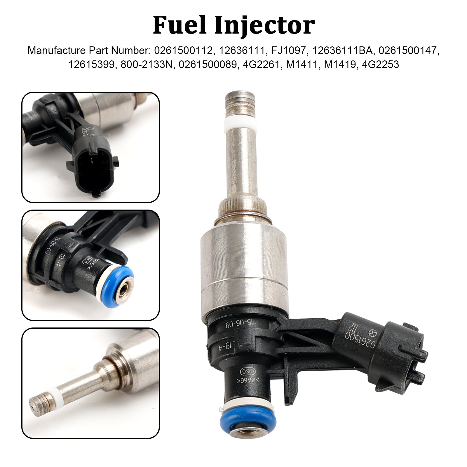 Injecteur de carburant 0261500112, 1 pièce, pour Vauxhall, Insignia ouvert, Chevy HHR 2.0