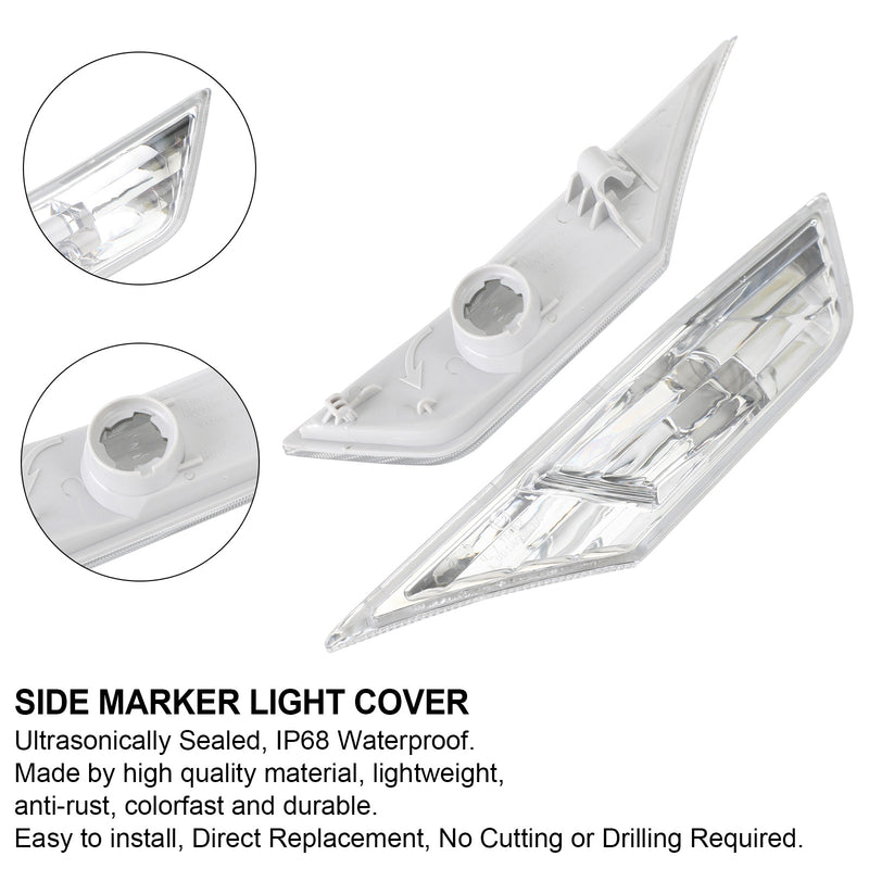 2016-2021 Honda Civic Side Marker Lamp Turn Signal Light Housing Clear Generic