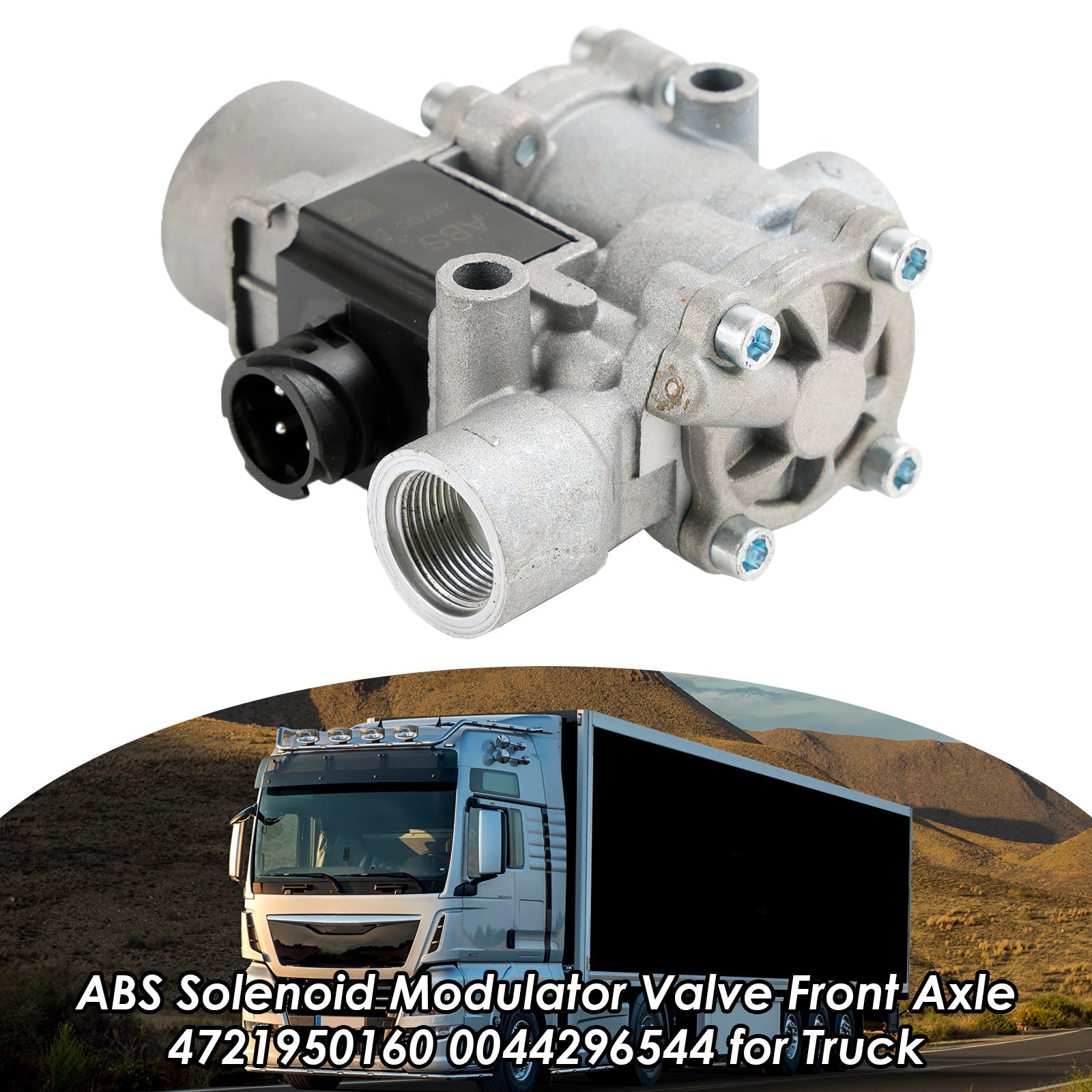 ABS Solenoid Modulátor ventilu predná nápravy 4721950160 0044296544 pre nákladné auto