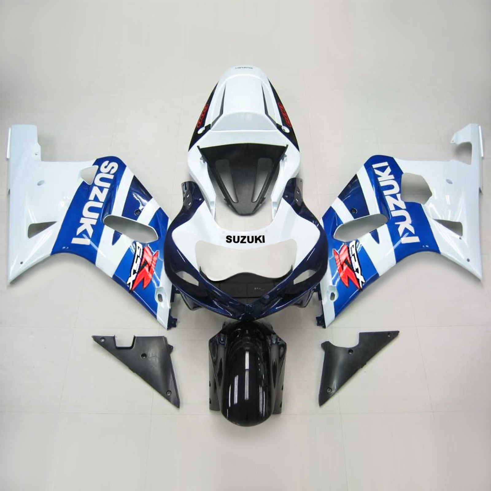 2001-2003 Suzuki GSXR600 K1 Kit de carenagem de injeção Plástico ABS #105 AMOTOPT