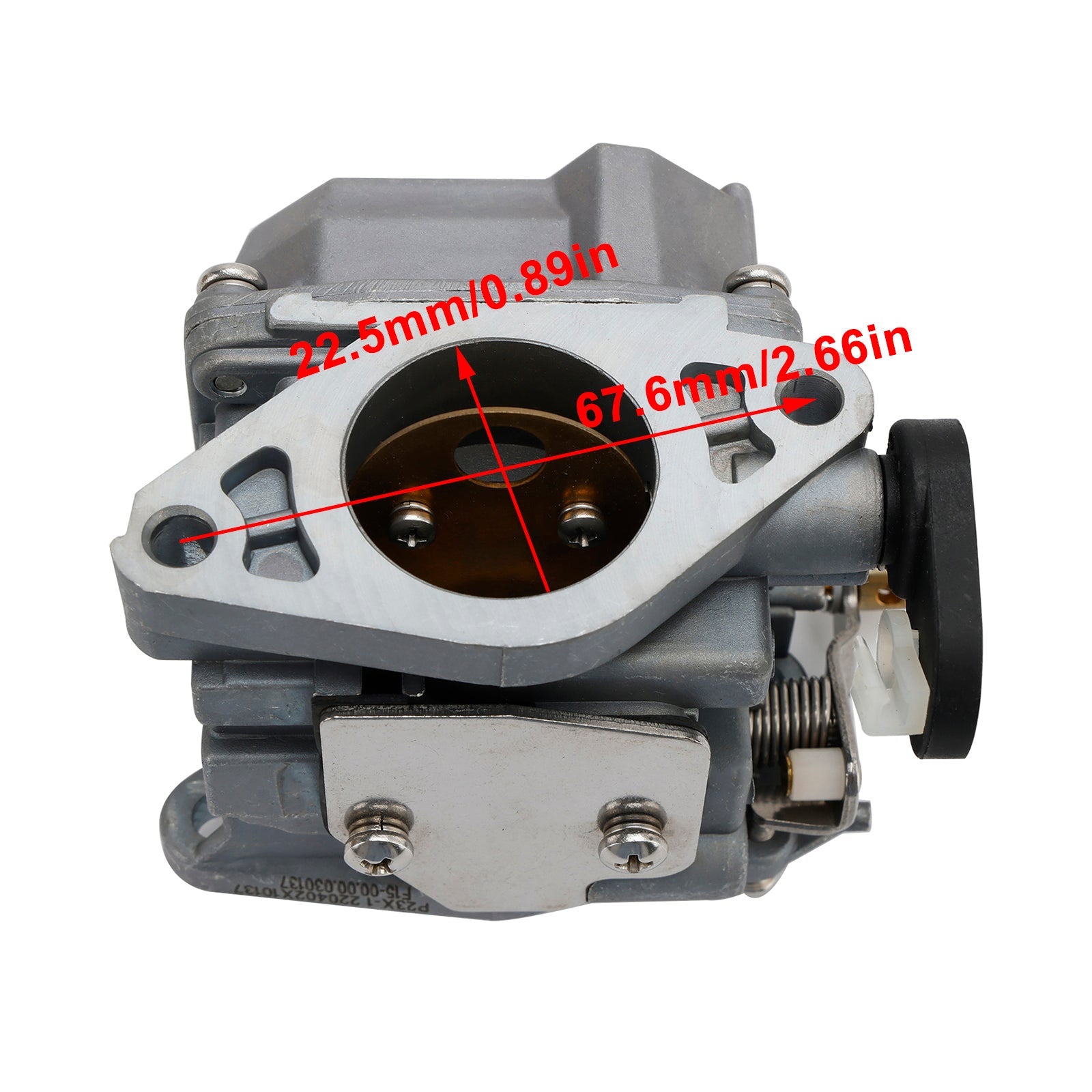Carburateur Carb geschikt voor Yamaha 4-takt 15 pk P23X-1