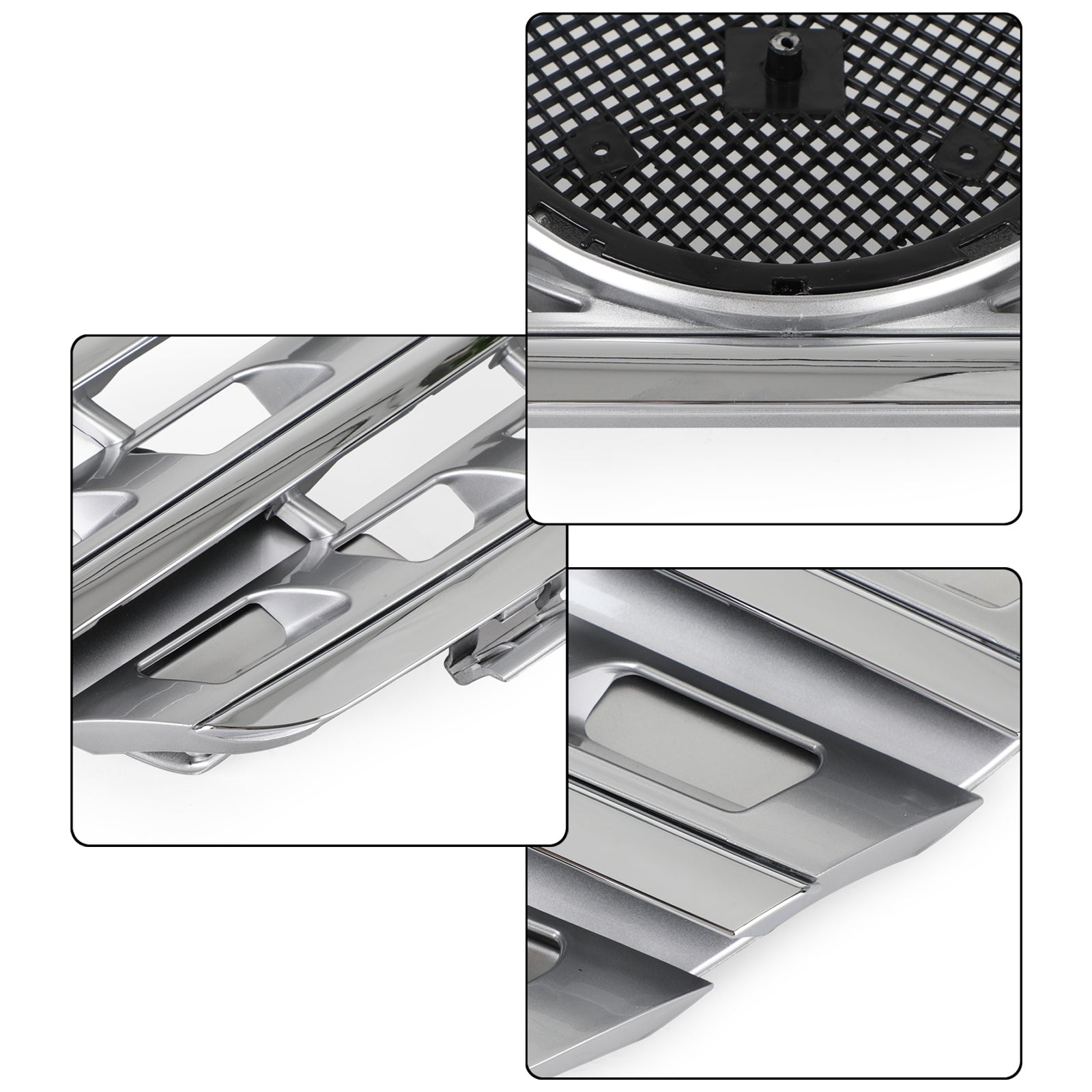 2005-2008 Benz ML-klasse W164 AMG Style Front Grille Grille Chroom Zilver Generiek