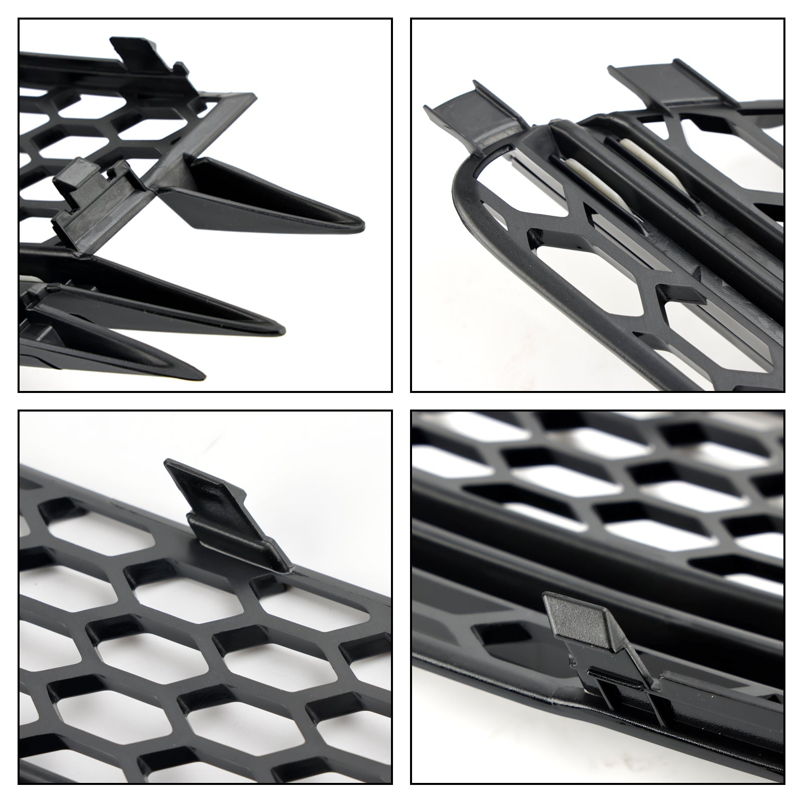 2012-2015 Audi A6 4G C7 2 pièces couvercle de phare antibrouillard avant lunette calandre de pare-chocs