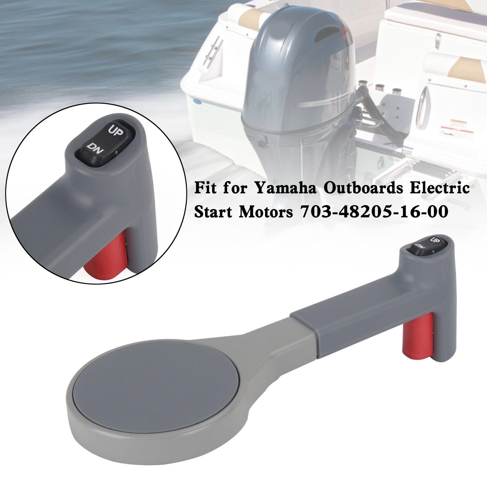 703-48205-16 703 Yamaha Outboard Sideremote Ovládanie rukoväte sklonu