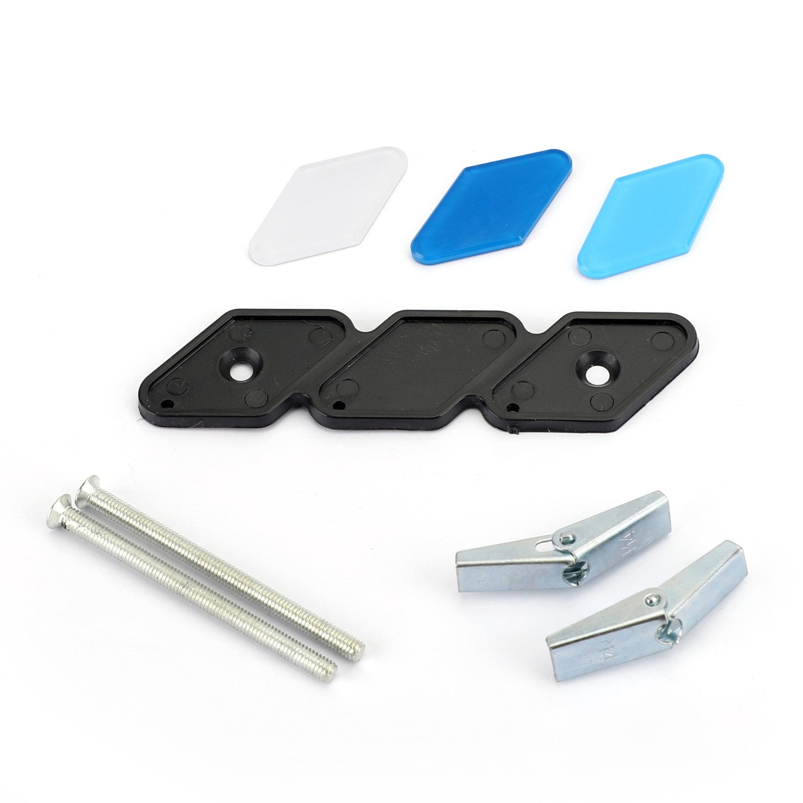 Tri-Color 3 Grille Badge Emblem för Toyota Tacoma 4Runner Tundra Rav4 Highlander Generic