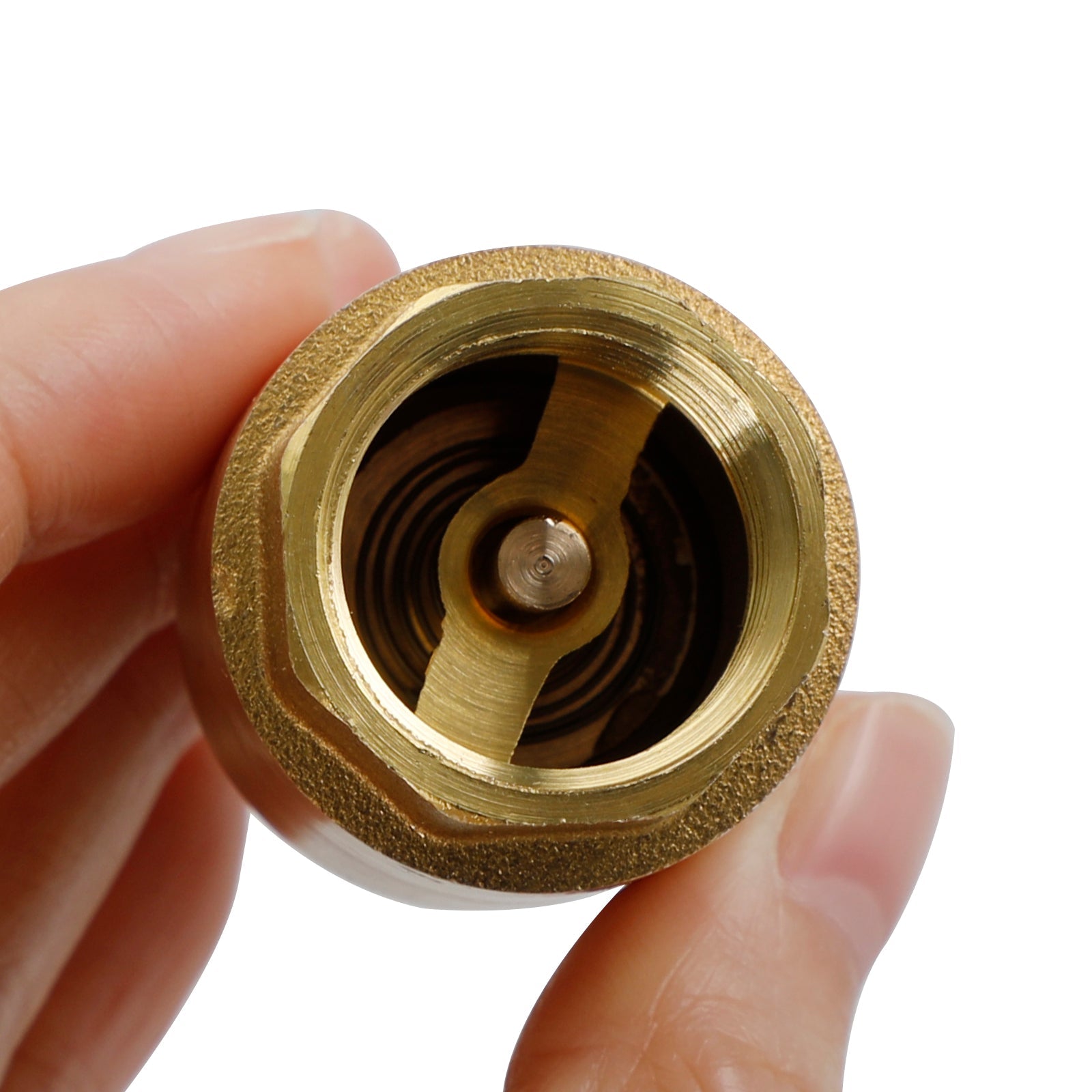 Válvula de retenção de latão G1/2" G3/4" G1" Prevenção de refluxo sem retorno com rosca M para F