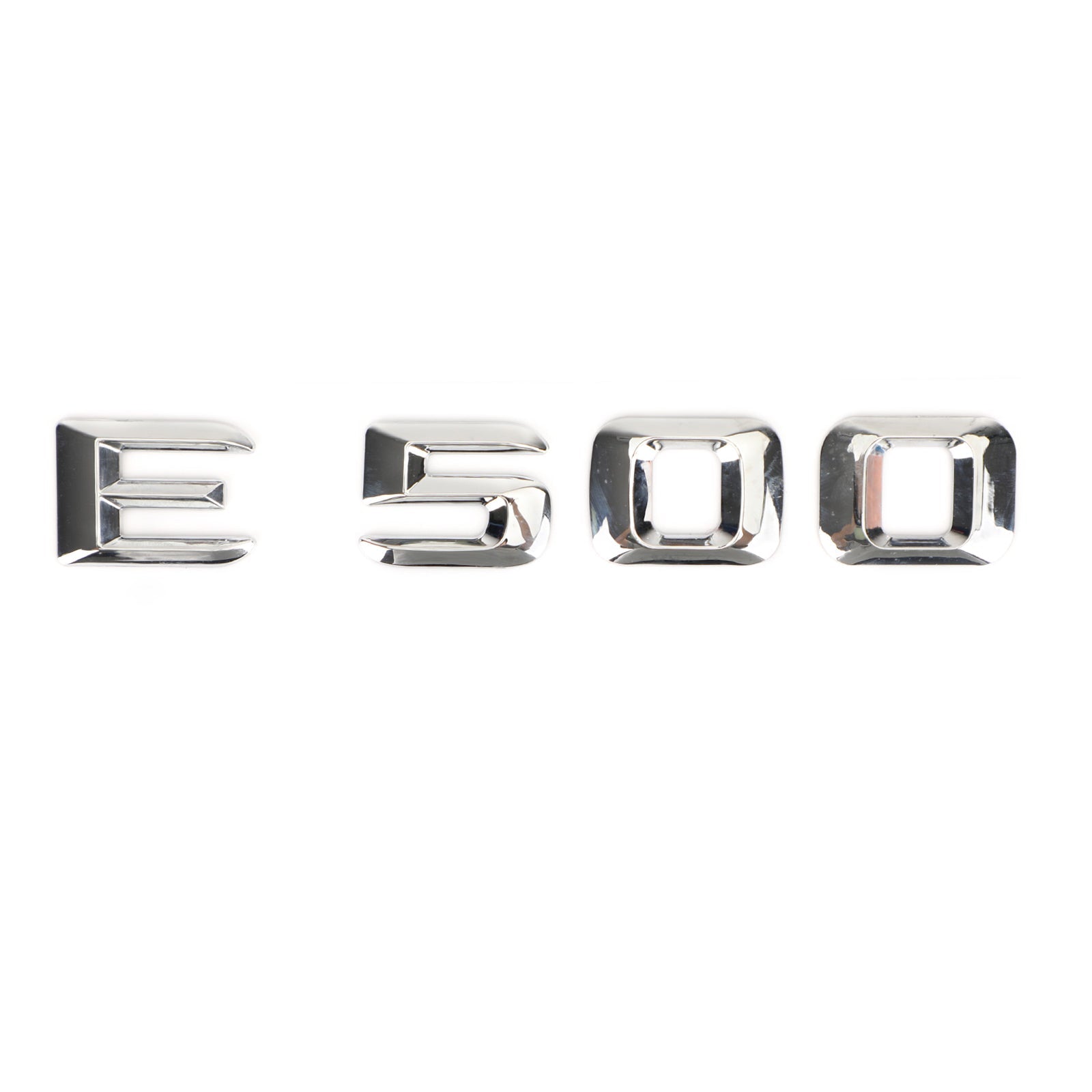 Mercedes e500 traseiro traseiro emblema emblema placa de identificação Números de letras de decalque