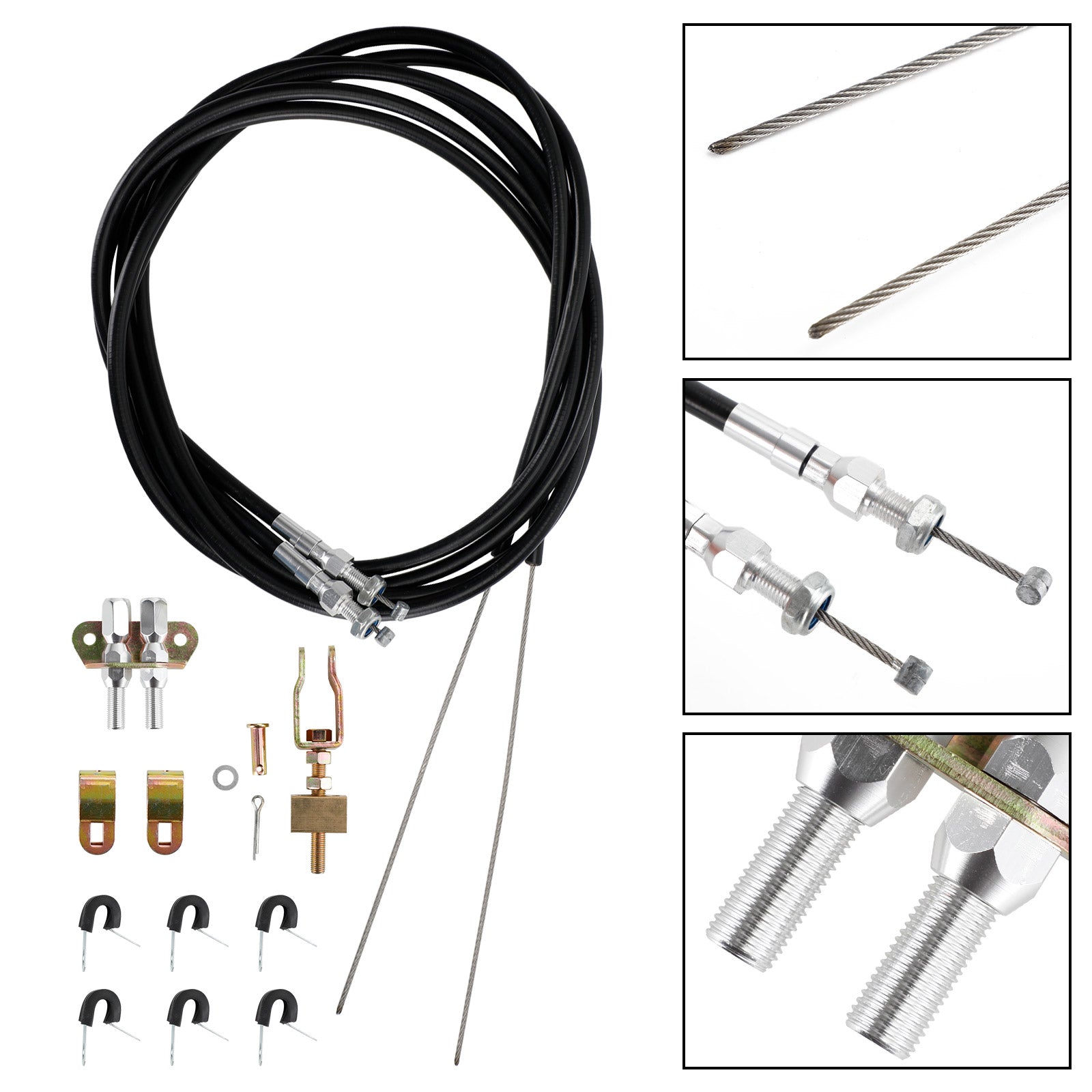 Cable de freno electrónico de emergencia para freno de estacionamiento trasero Universal CPP compatible con Wilwood 330-9371