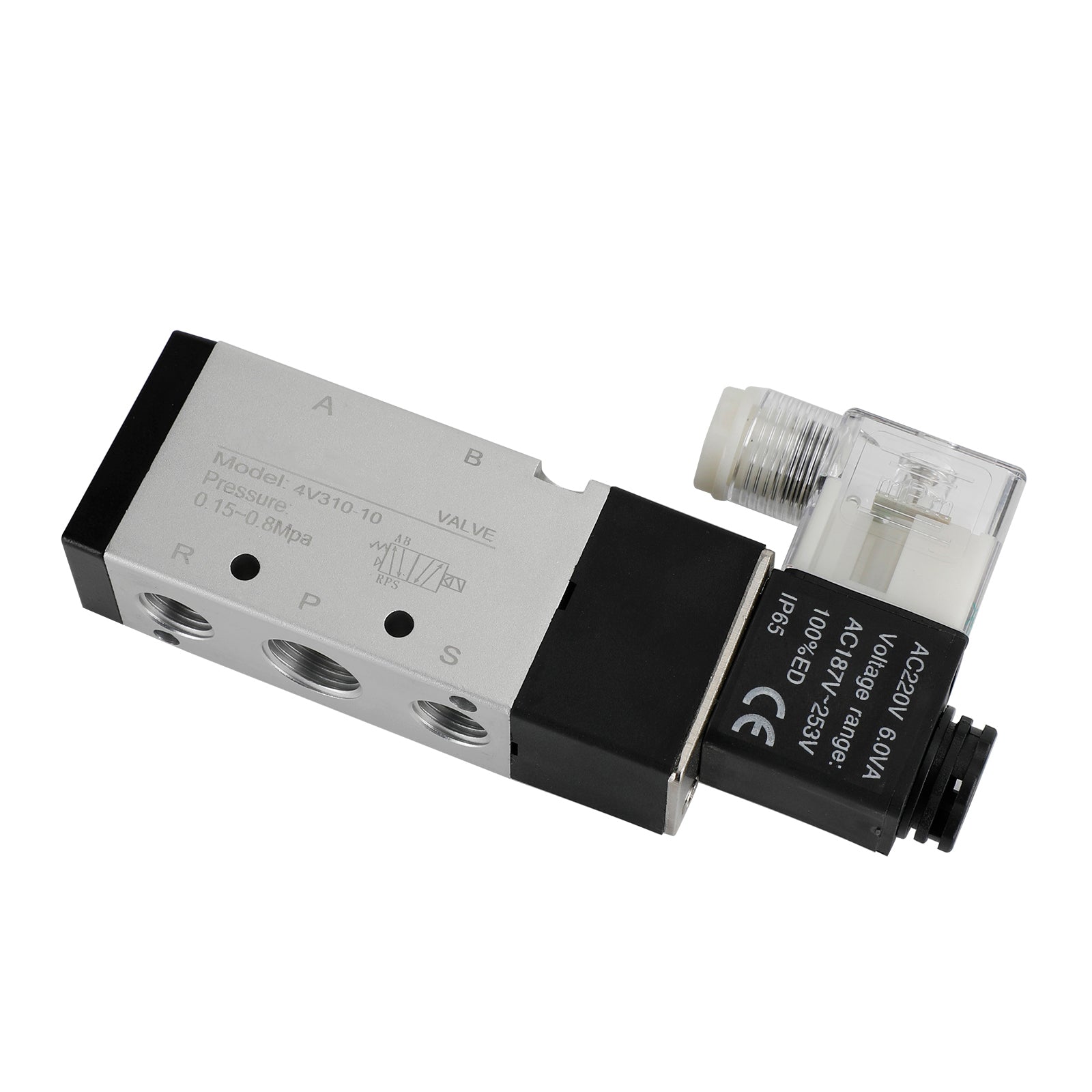 Électrovanne pneumatique électrique 4V310-10 2 positions 5 voies PT 3/8"