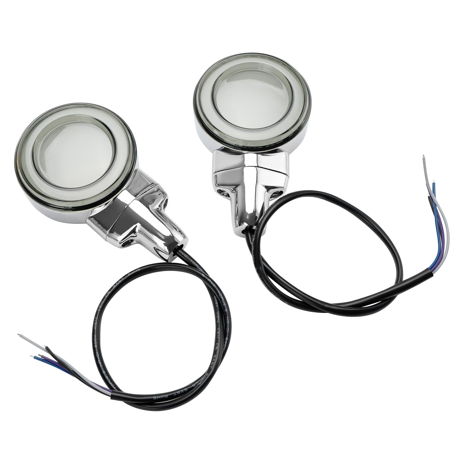 Luz LED intermitente delantera plana para Heritage Softail Classic Touring 99-23