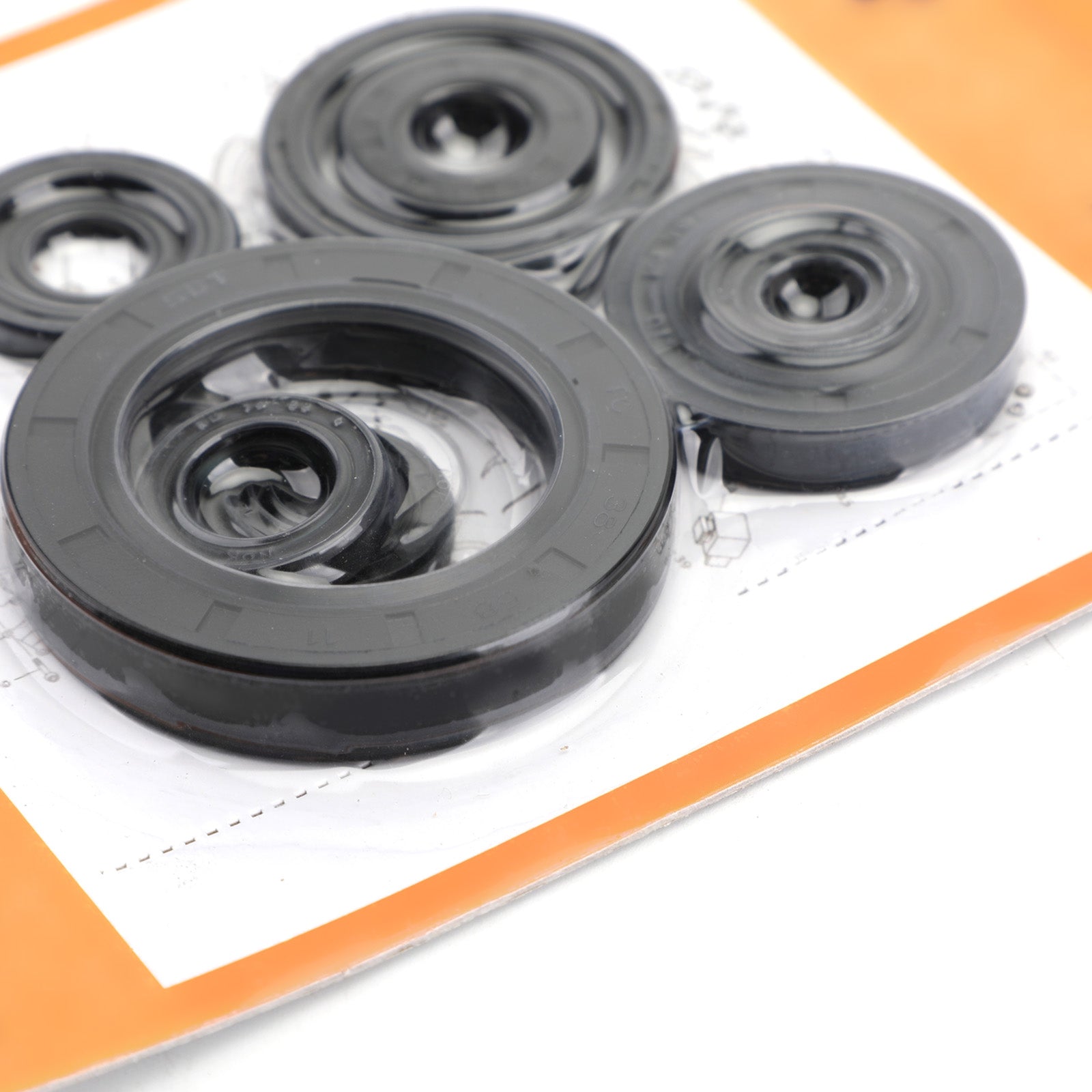 Kit de joints d'huile moteur 9 pièces, pour Honda CR250R 2002 – 2004 cr250r cr-250r générique