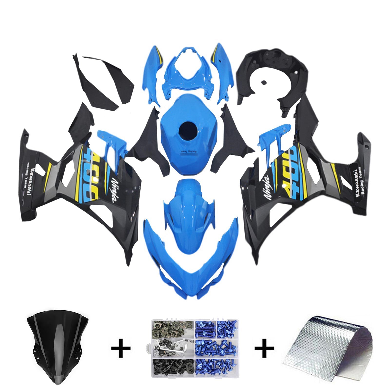 2018-2024 KAWASAKI EX400/NINJA400 Kit de carénage
