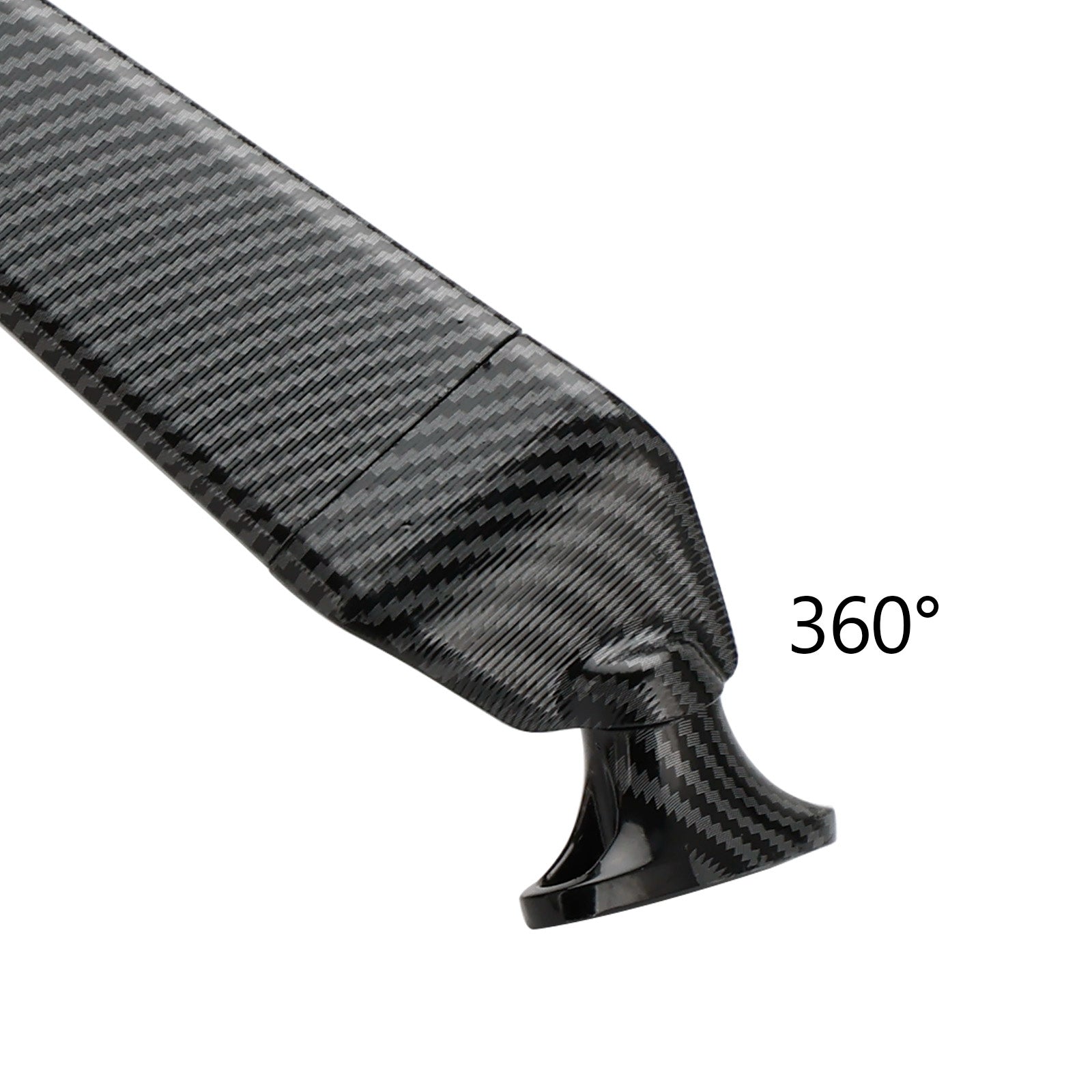 Wing Fin Spoiler Side Rearview Mirrors Blue Glass For Honda CBR125R 2011-2018