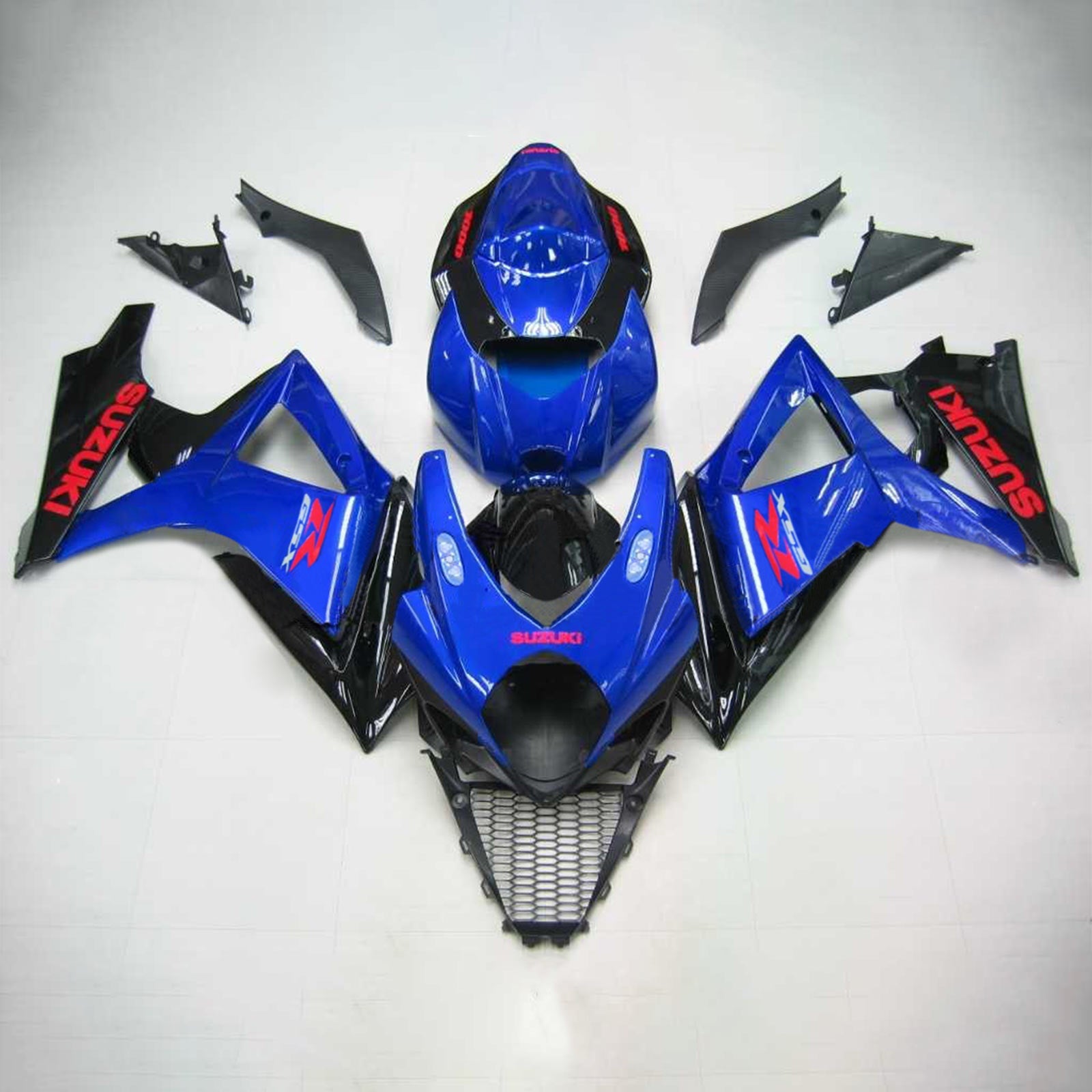 2007-2008 SUZUKI GSXR1000 K7 AMOTOPART INJEKTION FAIRING KIT BOODYWORK ABS #109