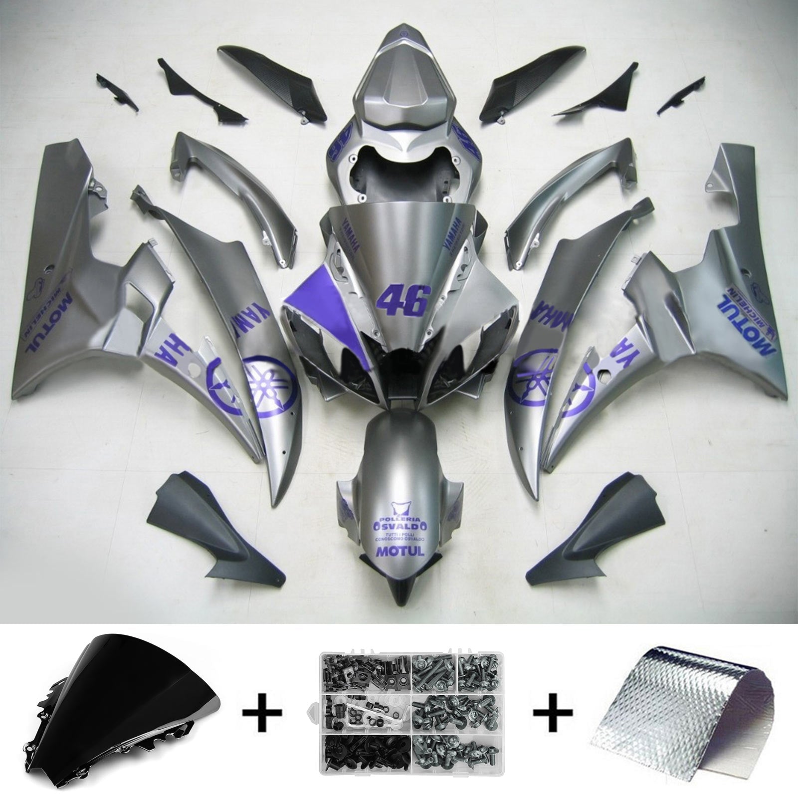 2006-2007 Yamaha YZF 600 R6 kuipset algemeen
