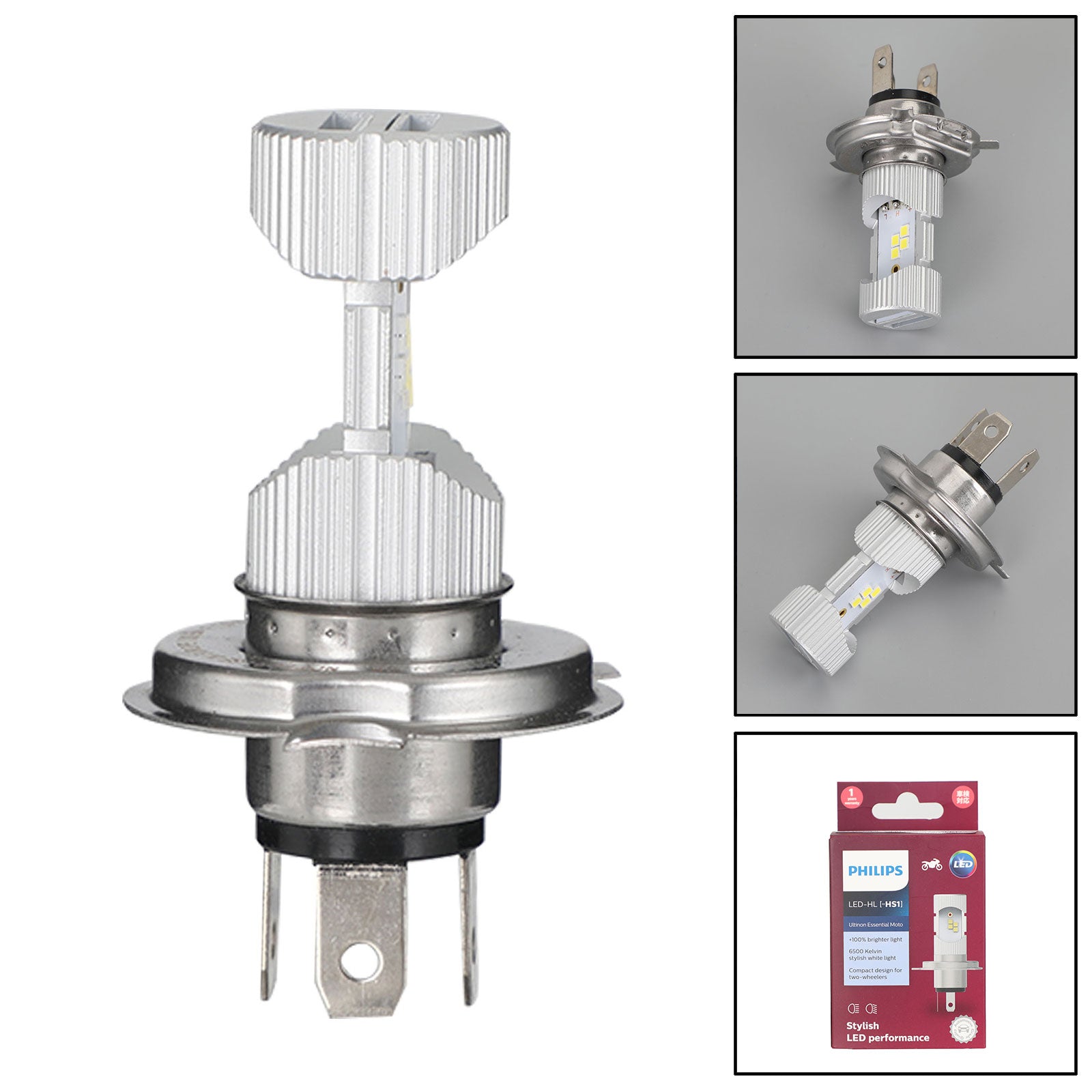 Pre Philips HS1 Ultinon Essential Moto +100% jasnejšie 6500k biele svetlo generické